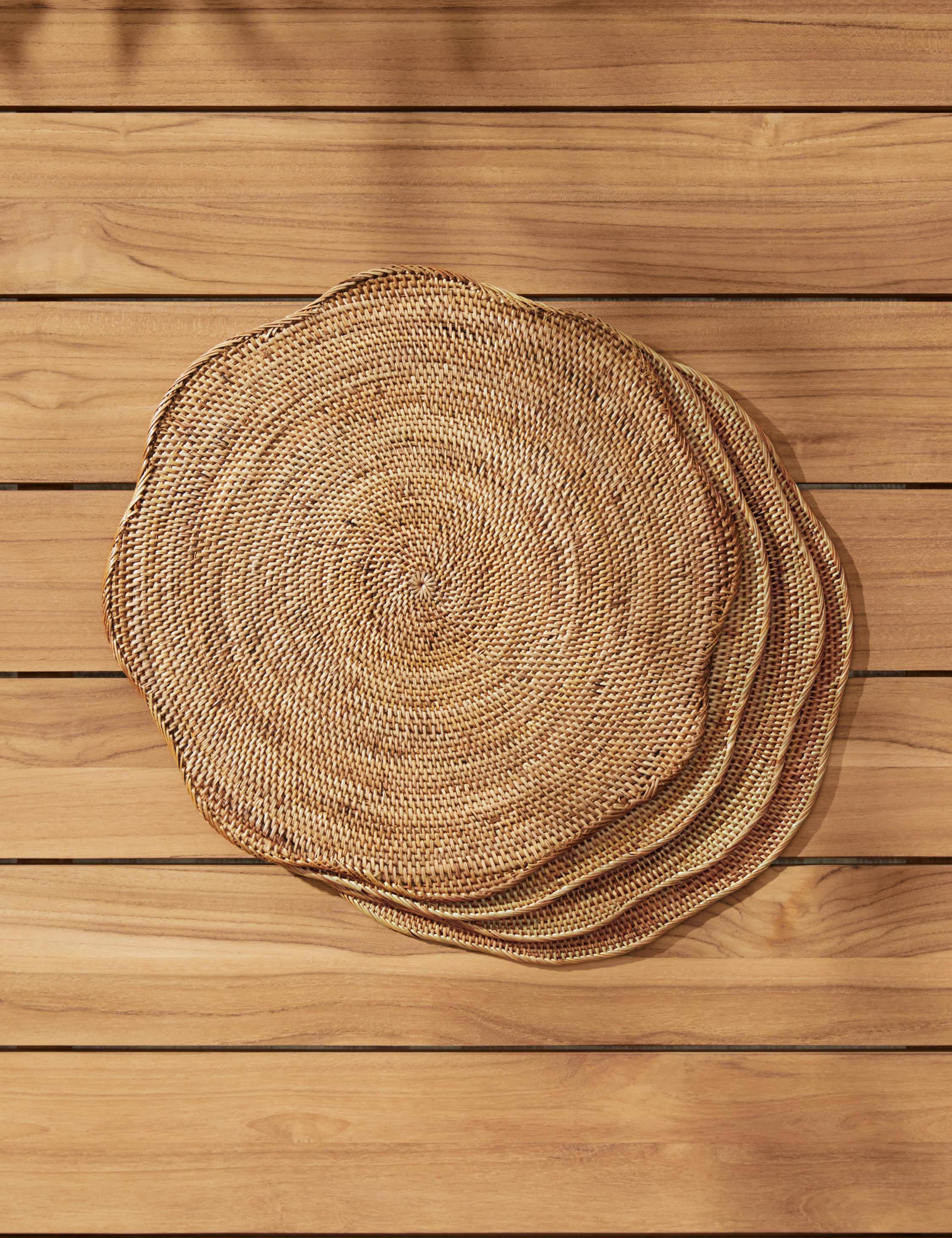 Lulu and Georgia - Tyna Rattan Placemats (Set of 4)
