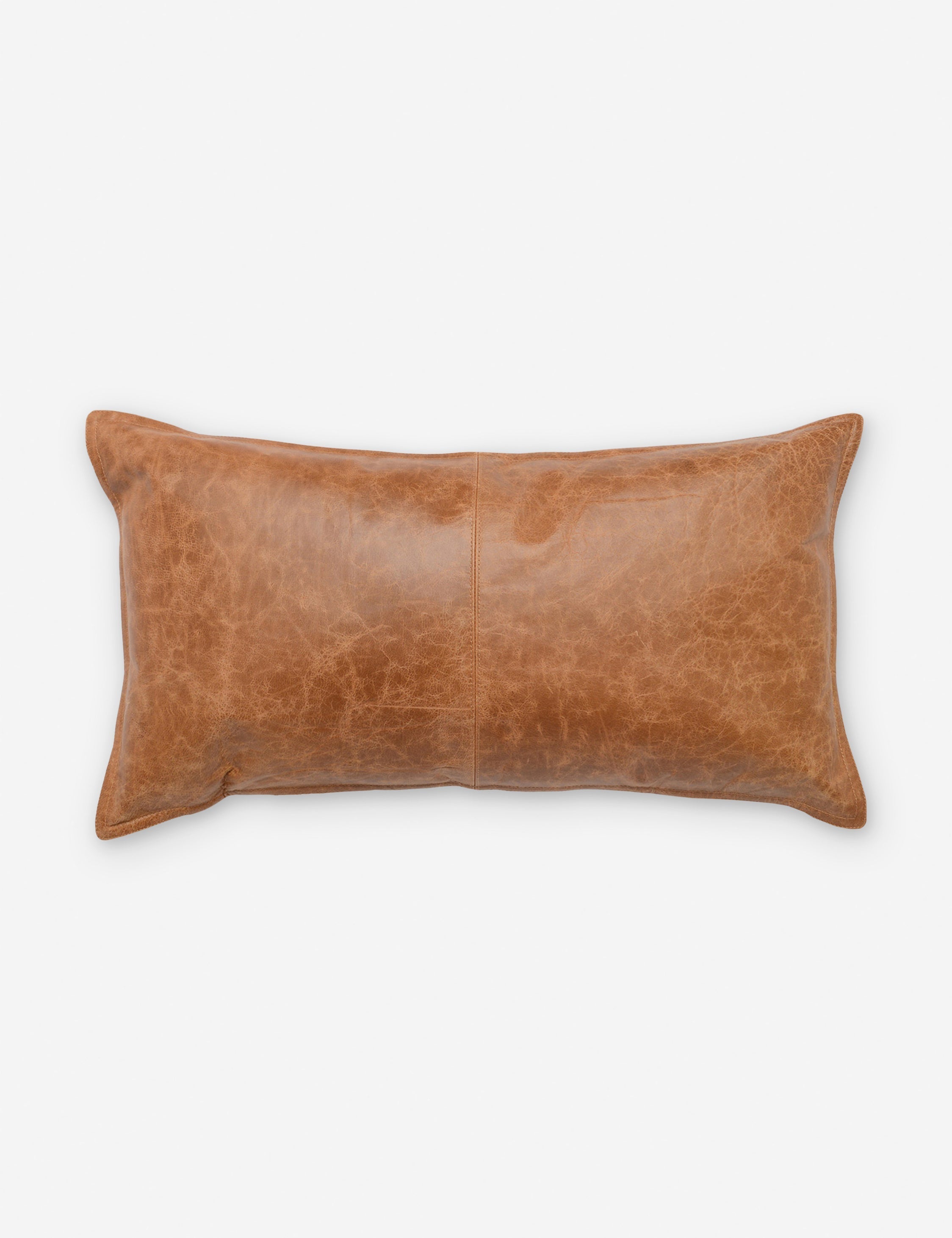 Lulu and Georgia - Sabrea Leather Lumbar Pillow
