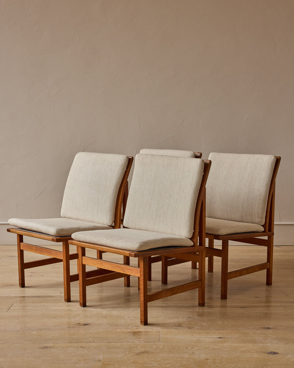 Lostine - Set of 1960s Oak Lounge Chairs