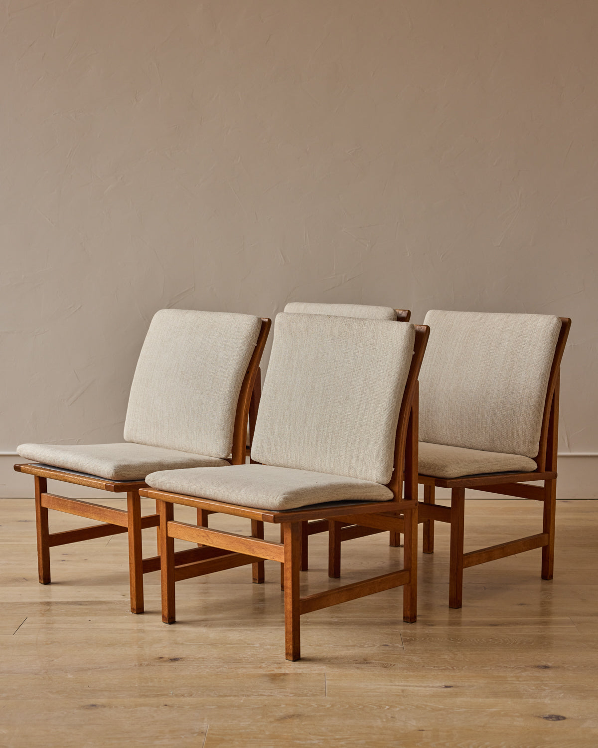 Lostine - Set of 1960s Oak Lounge Chairs