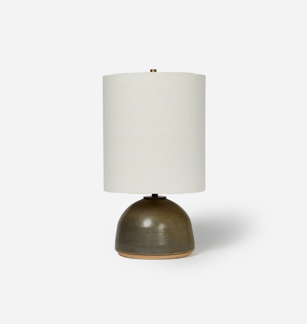 Amber Interiors - Small Agnes Lamp Olive
