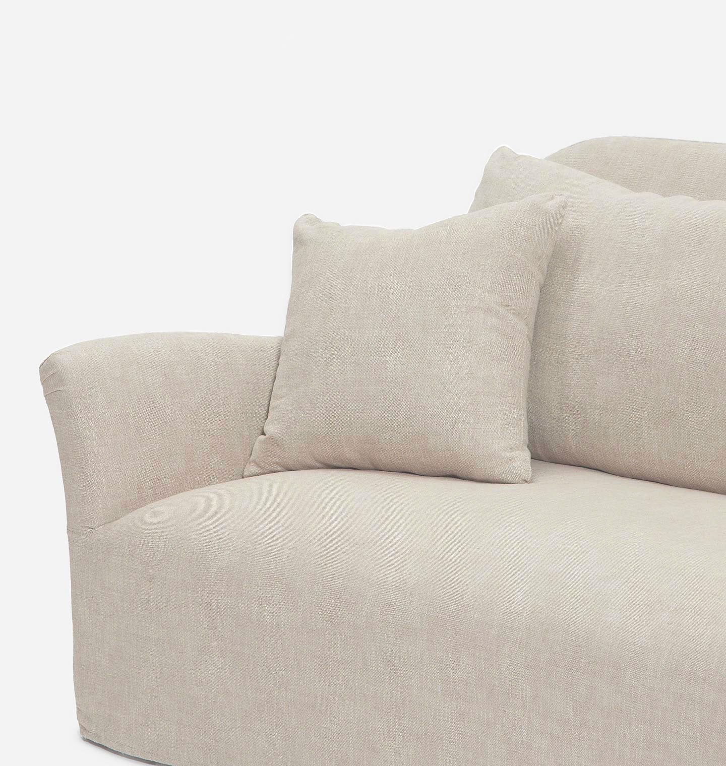Amber Interiors - Donovan Slipcovered Sofa