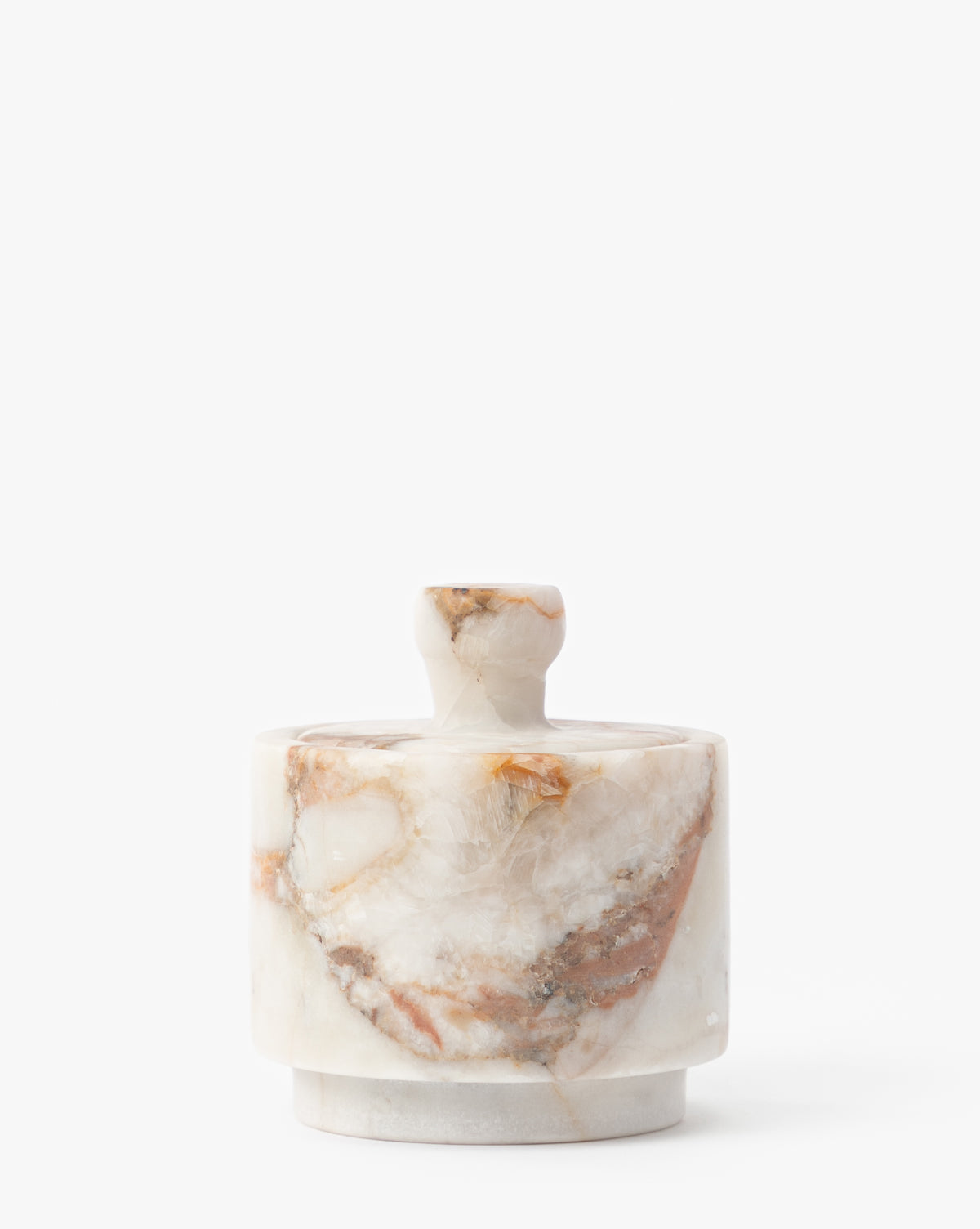 McGee & Co - Verona Matte Marble Lidded Jar