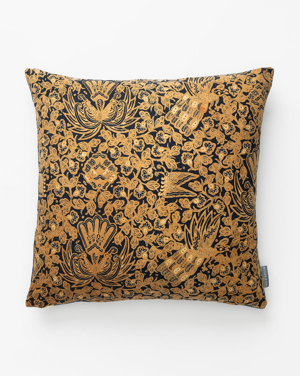McGee & Co - Vintage Gold Patterned Pillow Cover No. 4