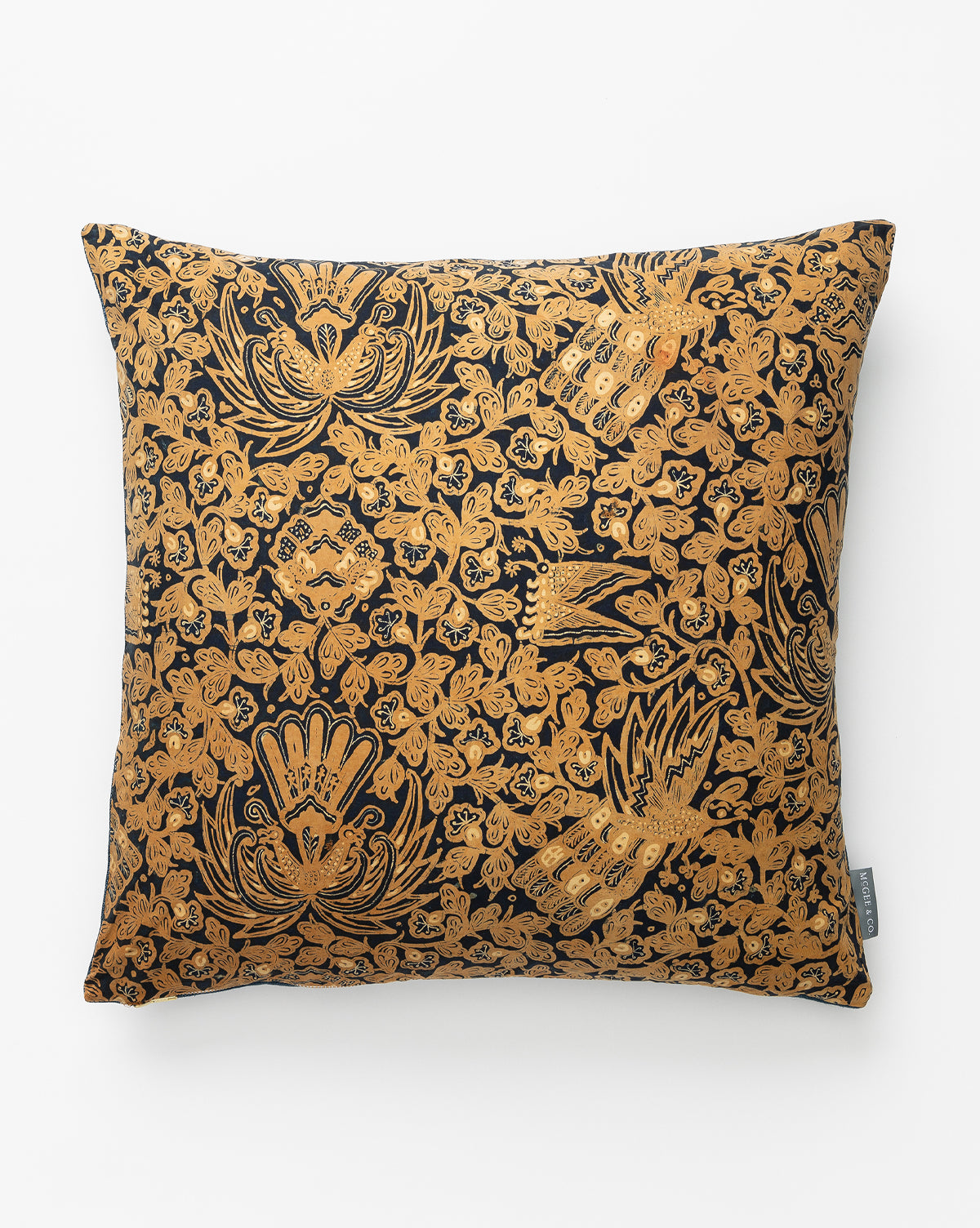 McGee & Co - Vintage Gold Patterned Pillow Cover No. 4