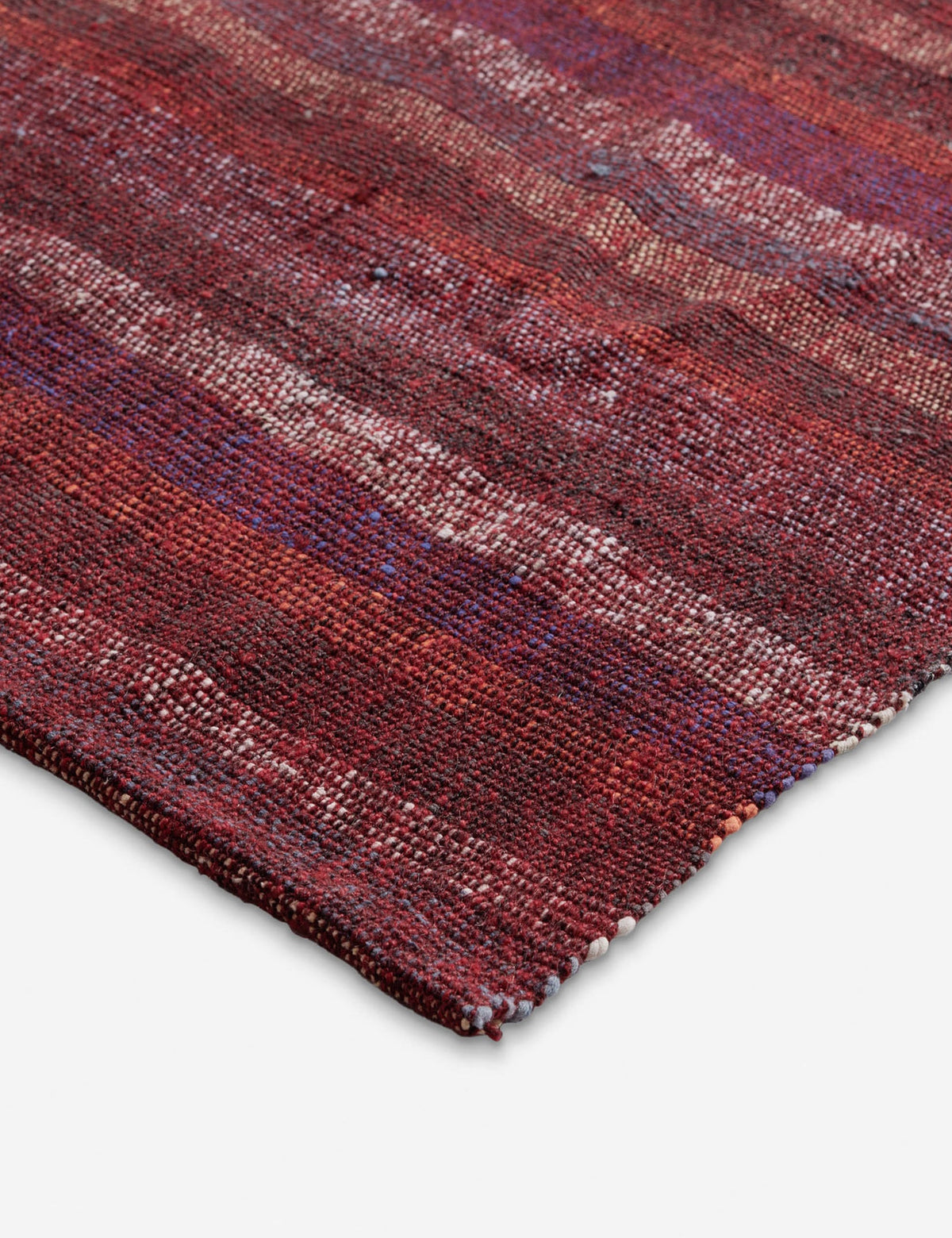 Lulu and Georgia - Vintage Kilim Flatweave Wool Rug No. 32, 6'11" x 10'2"