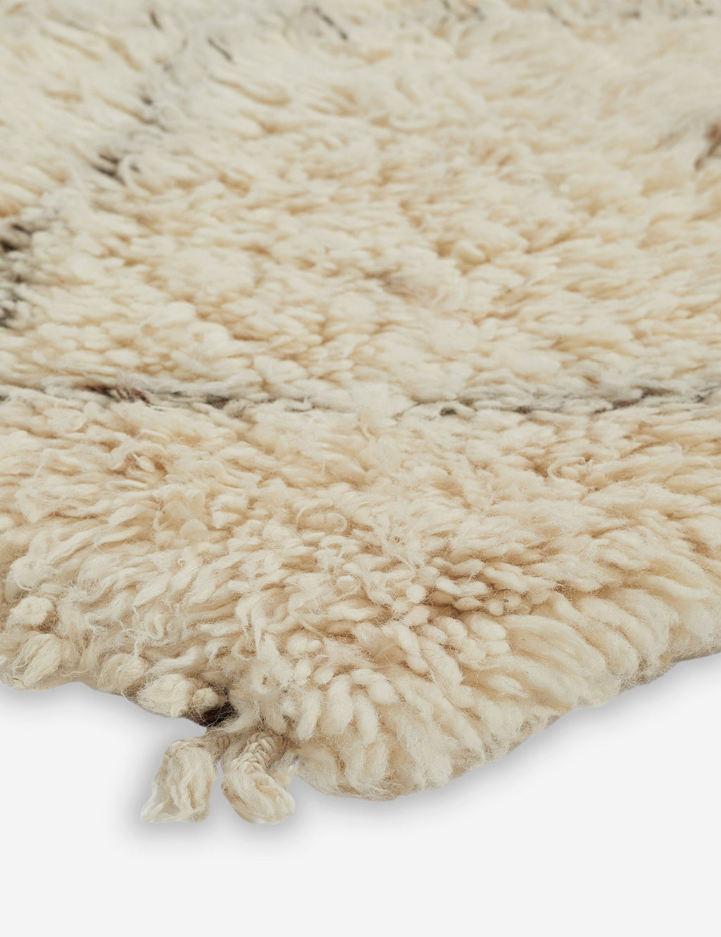 Lulu and Georgia - Vintage Moroccan Hand - Knotted Wool Rug No. 14, 5'1" x 9'3"