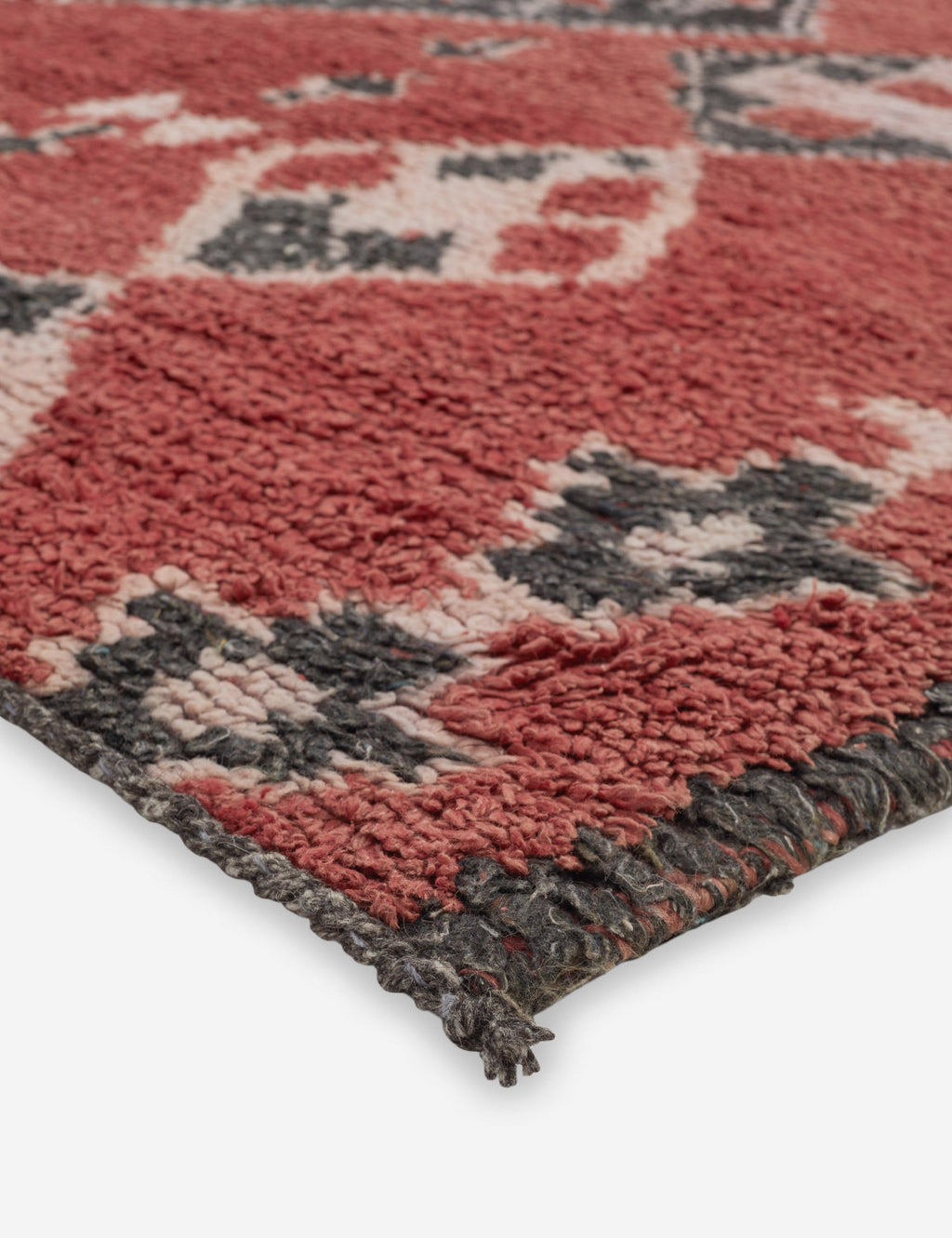 Lulu and Georgia - Vintage Moroccan Hand - Knotted Wool Rug No. 36, 5'7" x 11'1"