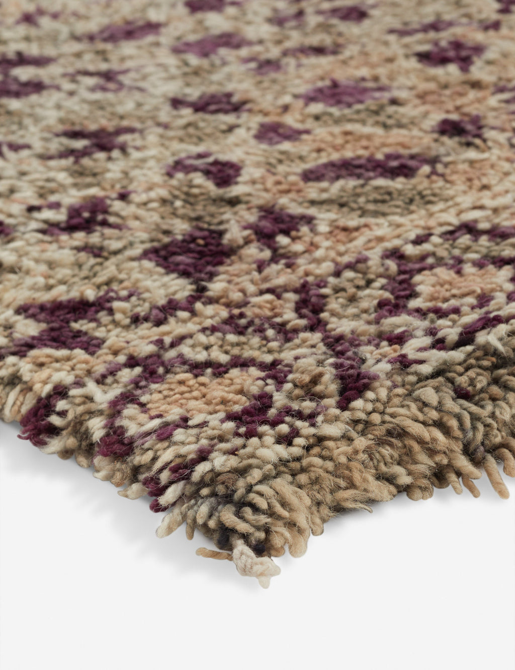 Lulu and Georgia - Vintage Moroccan Hand - Knotted Wool Rug No. 37, 6'8" x 10'4"