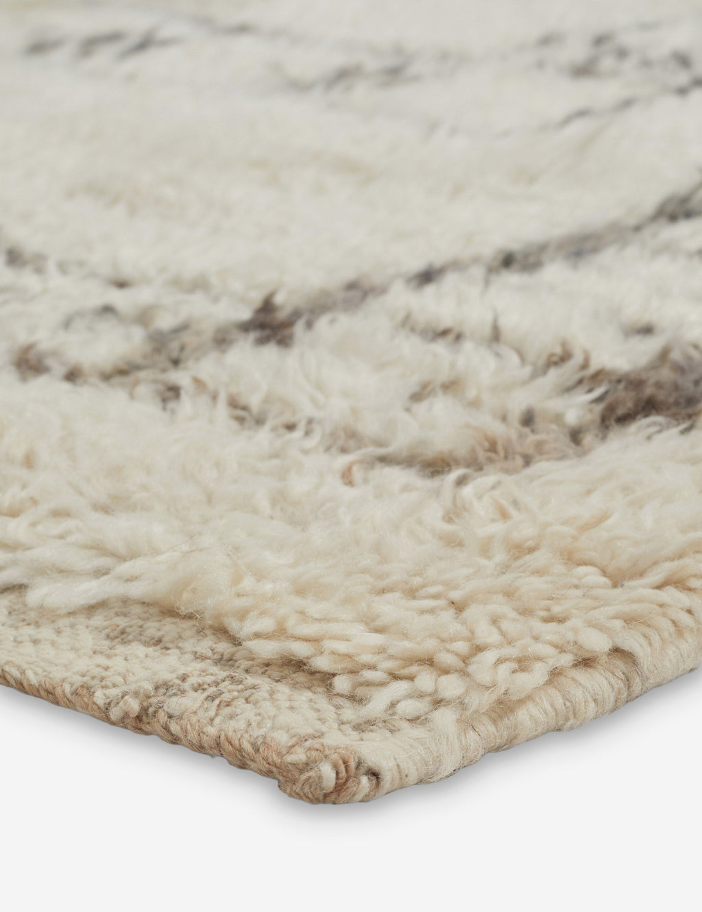 Lulu and Georgia - Vintage Moroccan Hand - Knotted Wool Rug No. 4, 5'7" x 9'2"