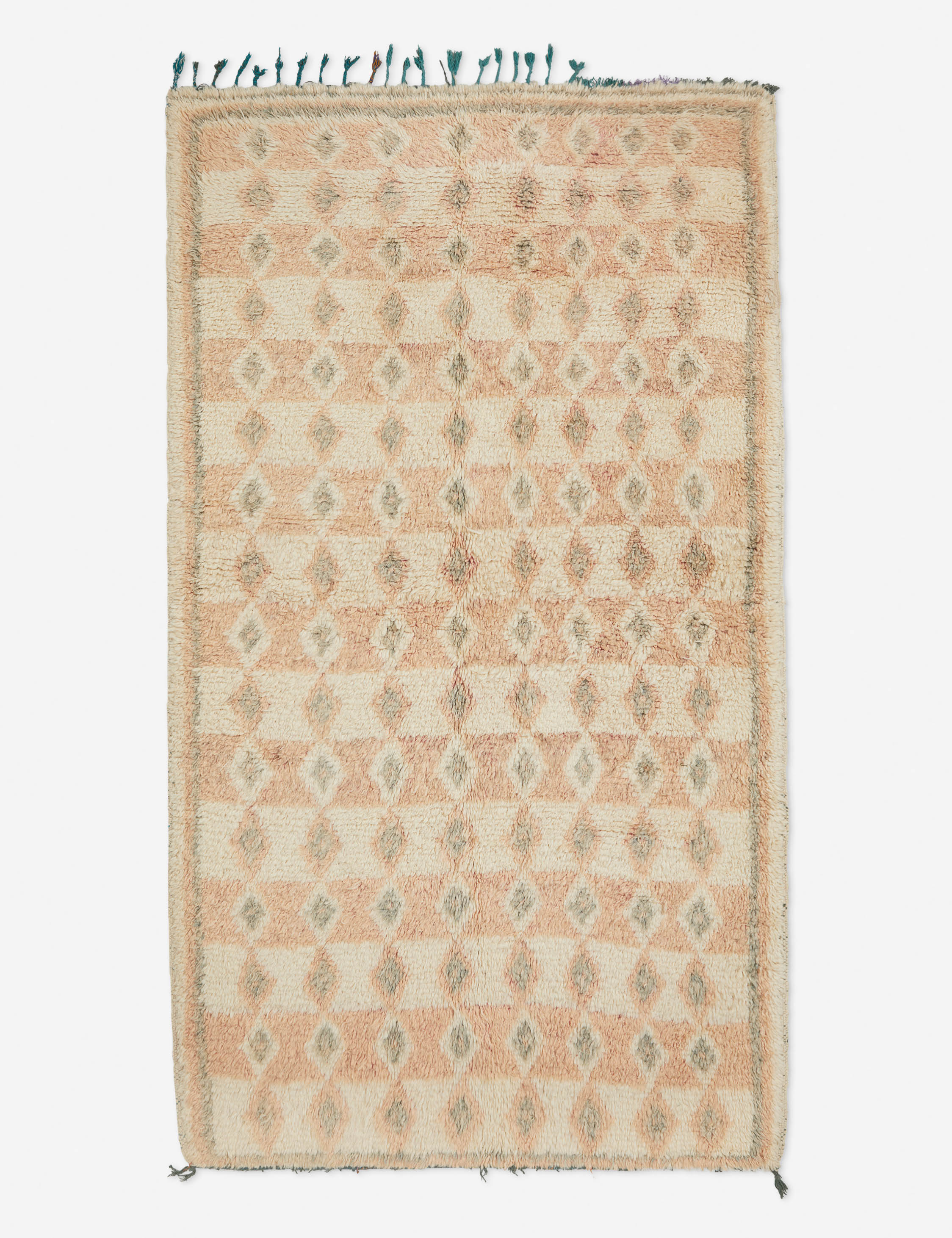 Lulu and Georgia - Vintage Moroccan Hand-Knotted Wool Runner Rug No. 10, 4'6" x 8'4"