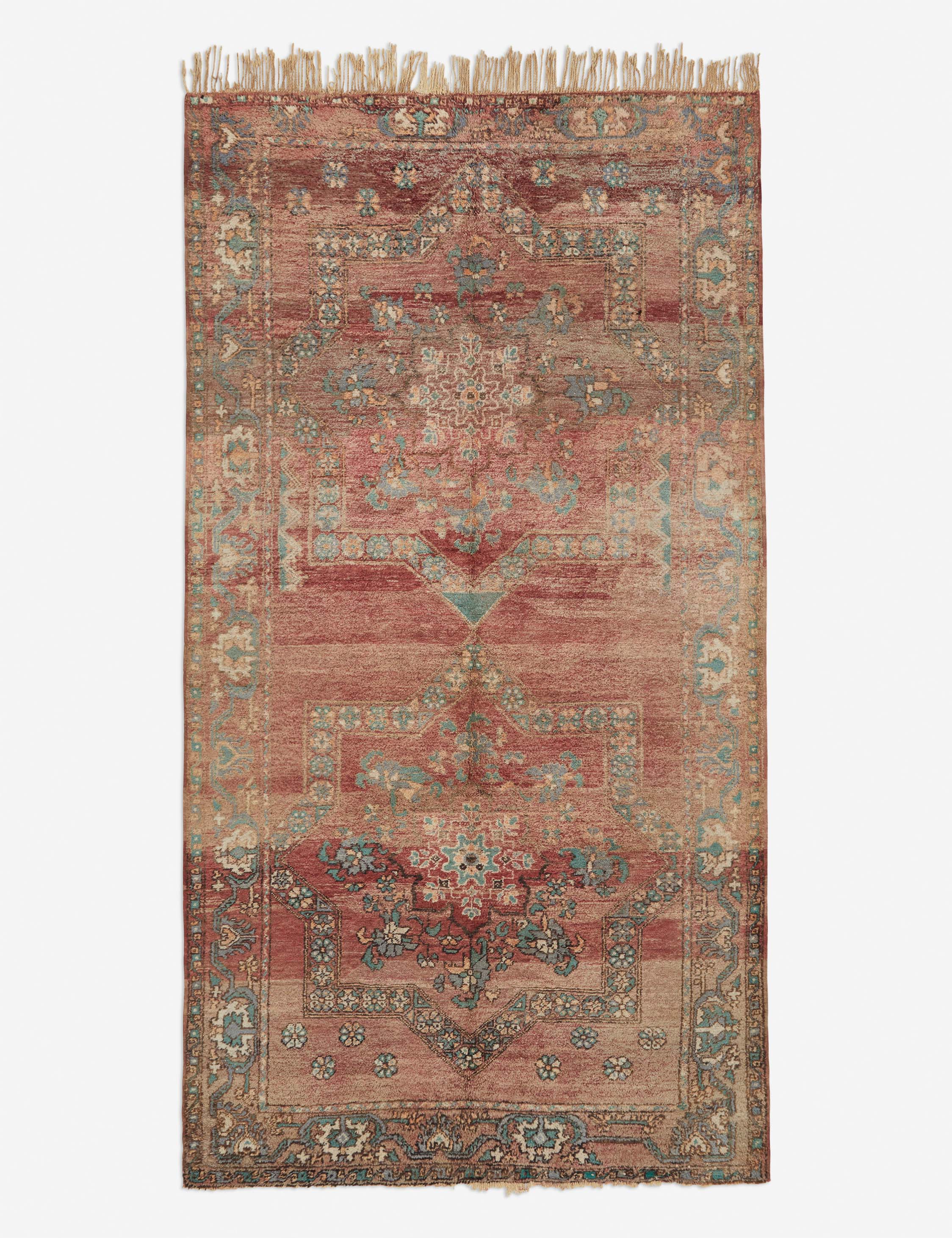 Lulu and Georgia - Vintage Moroccan Hand-Knotted Wool Runner Rug No. 4, 5'8" x 11'1"