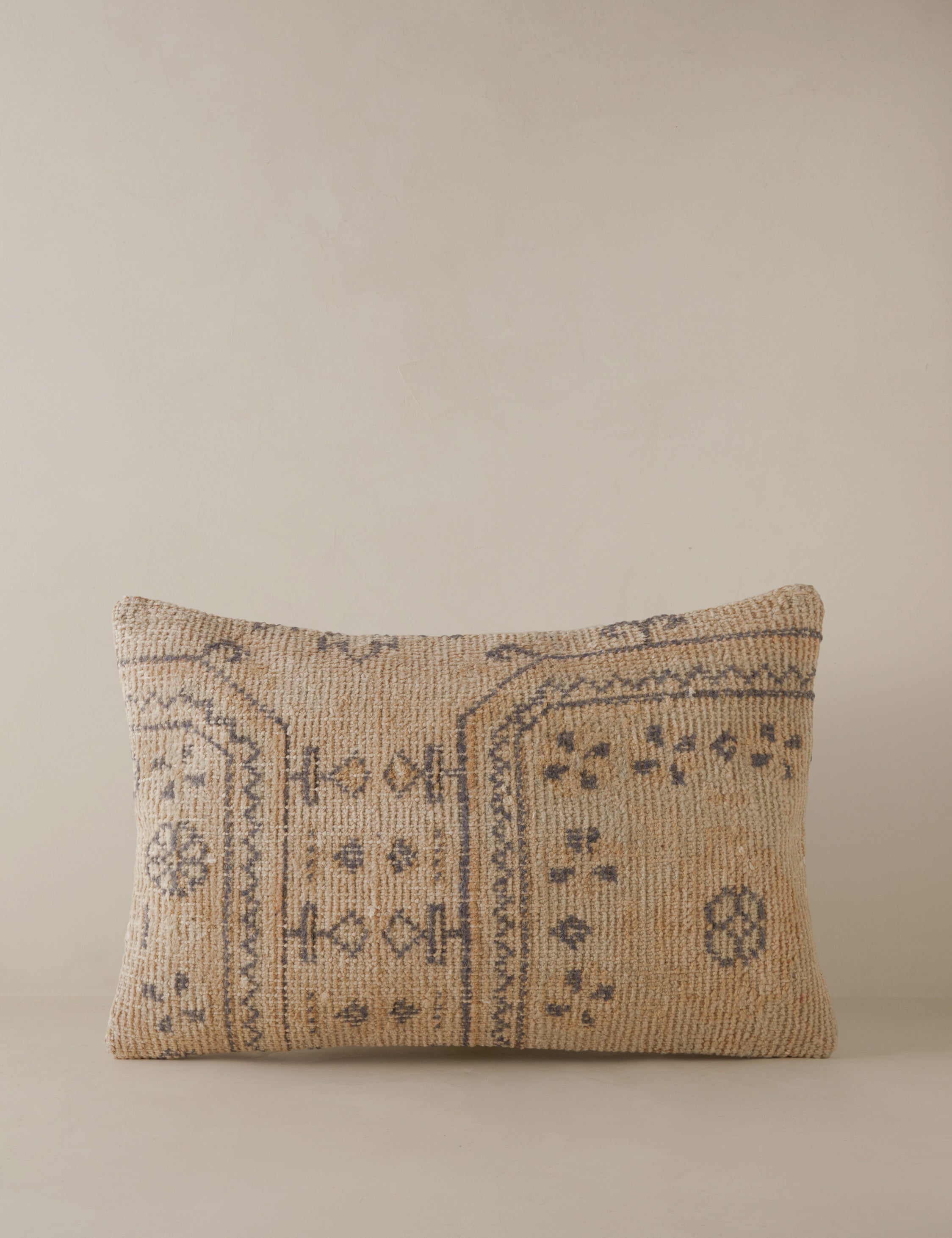 Lulu and Georgia - Vintage Lumbar Pillow No. 14, 16" x 24"