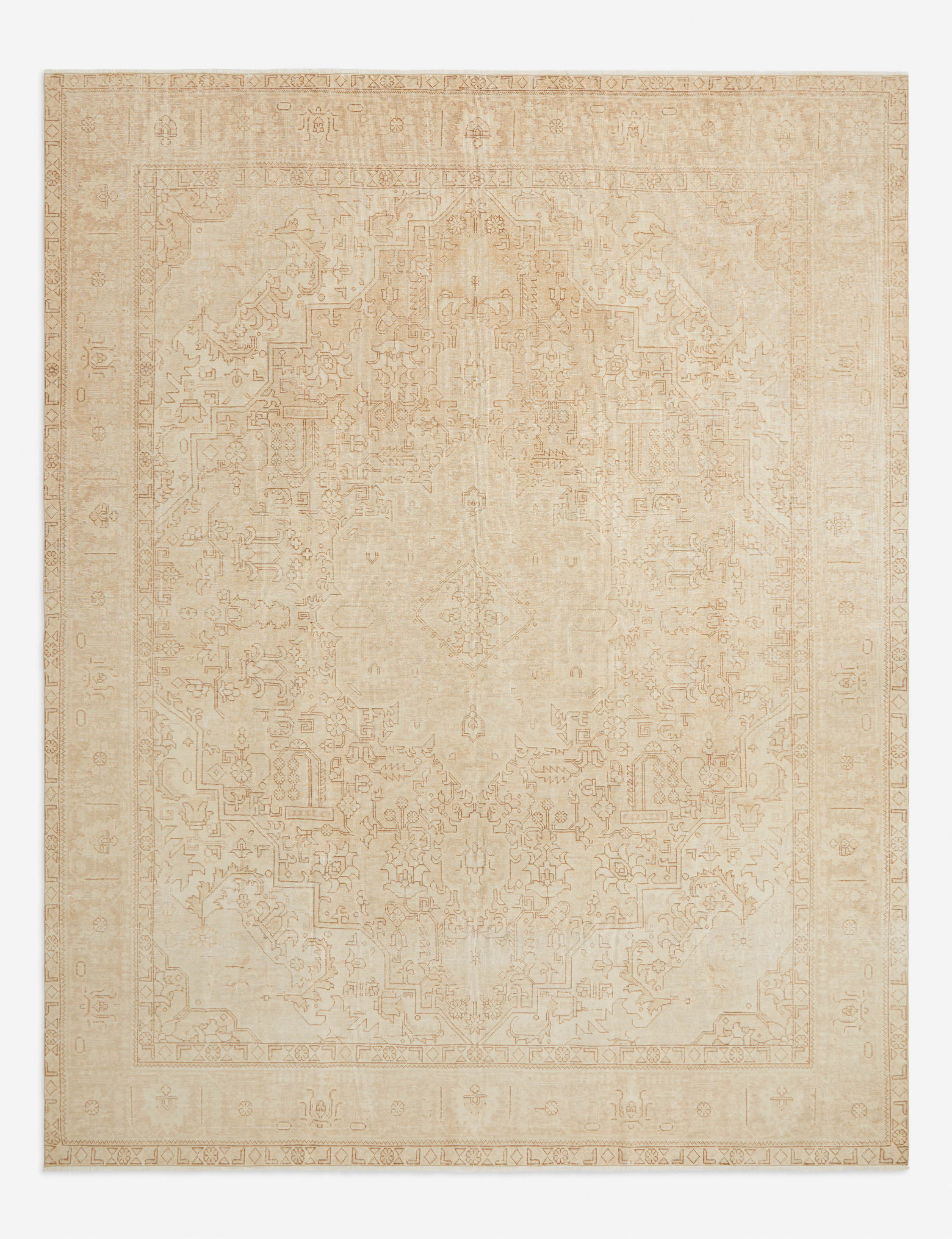 Lulu and Georgia - Vintage Turkish Hand - Knotted Wool Rug No. 264, 9'9" x 12'8"