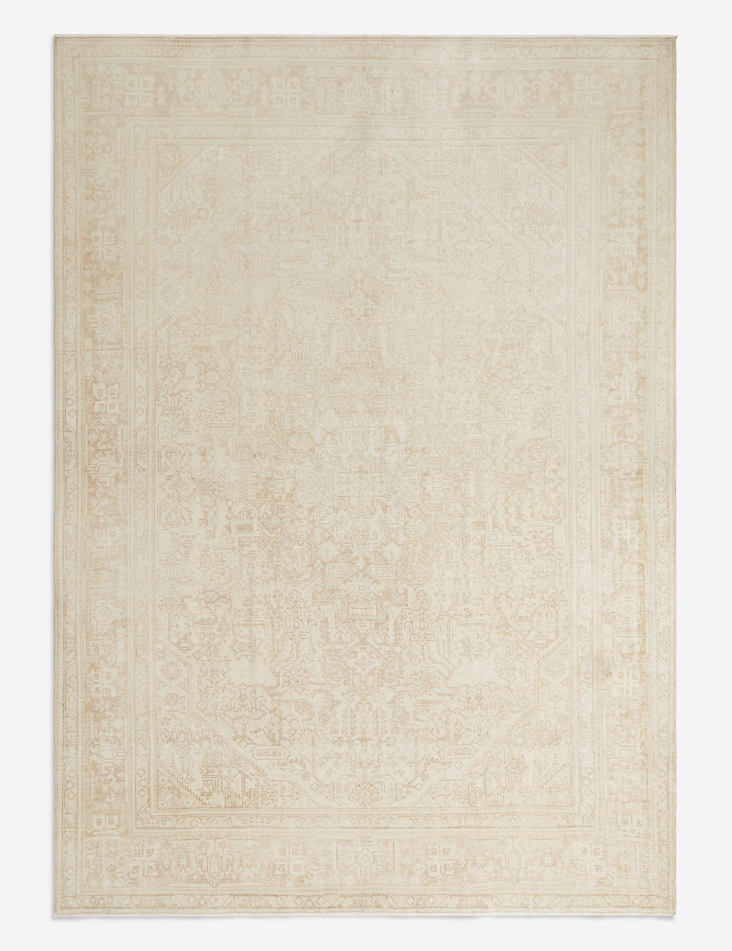 Lulu and Georgia - Vintage Turkish Hand - Knotted Wool Rug No. 266, 9'2" x 12'8"