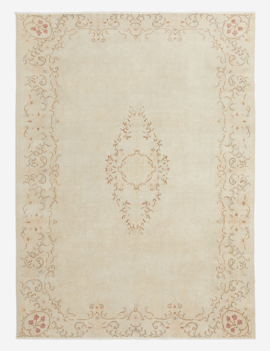Lulu and Georgia - Vintage Turkish Hand - Knotted Wool Rug No. 272, 7'10" x 10'10"