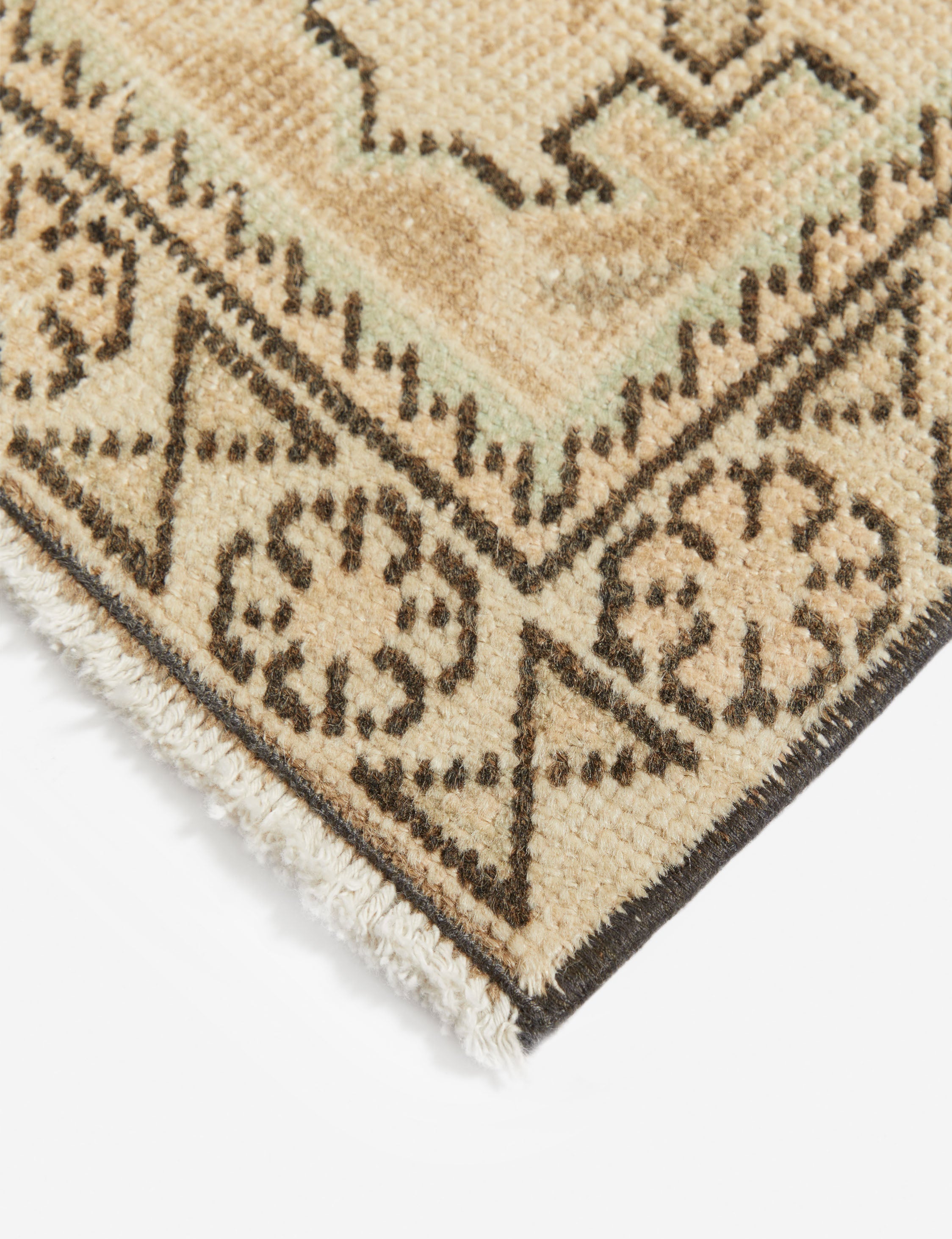 Lulu and Georgia - Vintage Turkish Hand - Knotted Wool Rug No. 285, 9'8" x 12'6"