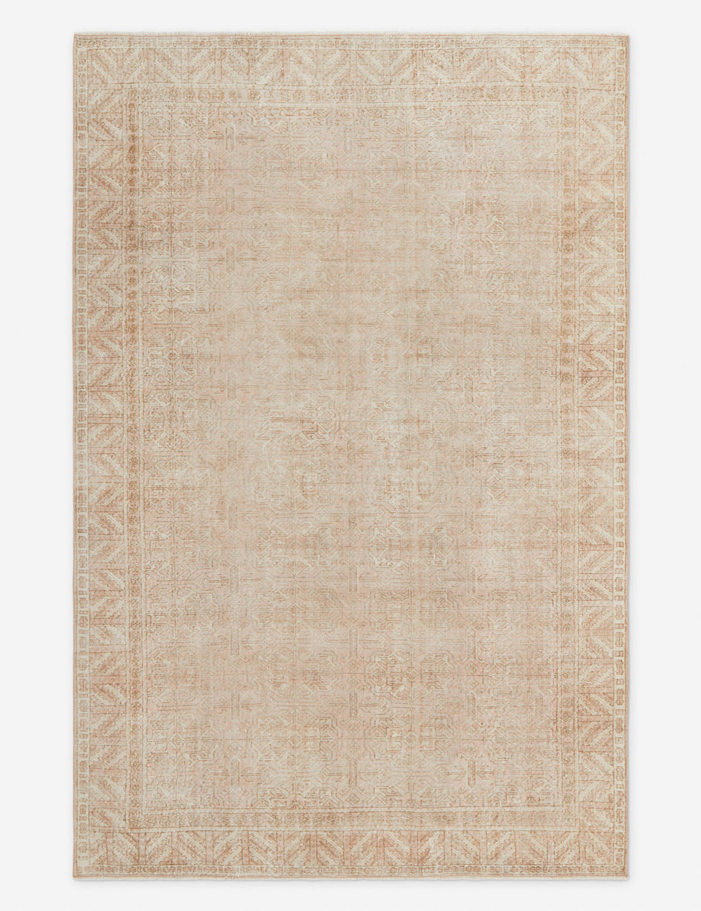 Lulu and Georgia - Vintage Turkish Hand - Knotted Wool Rug No. 301, 6'9" x 10'3"