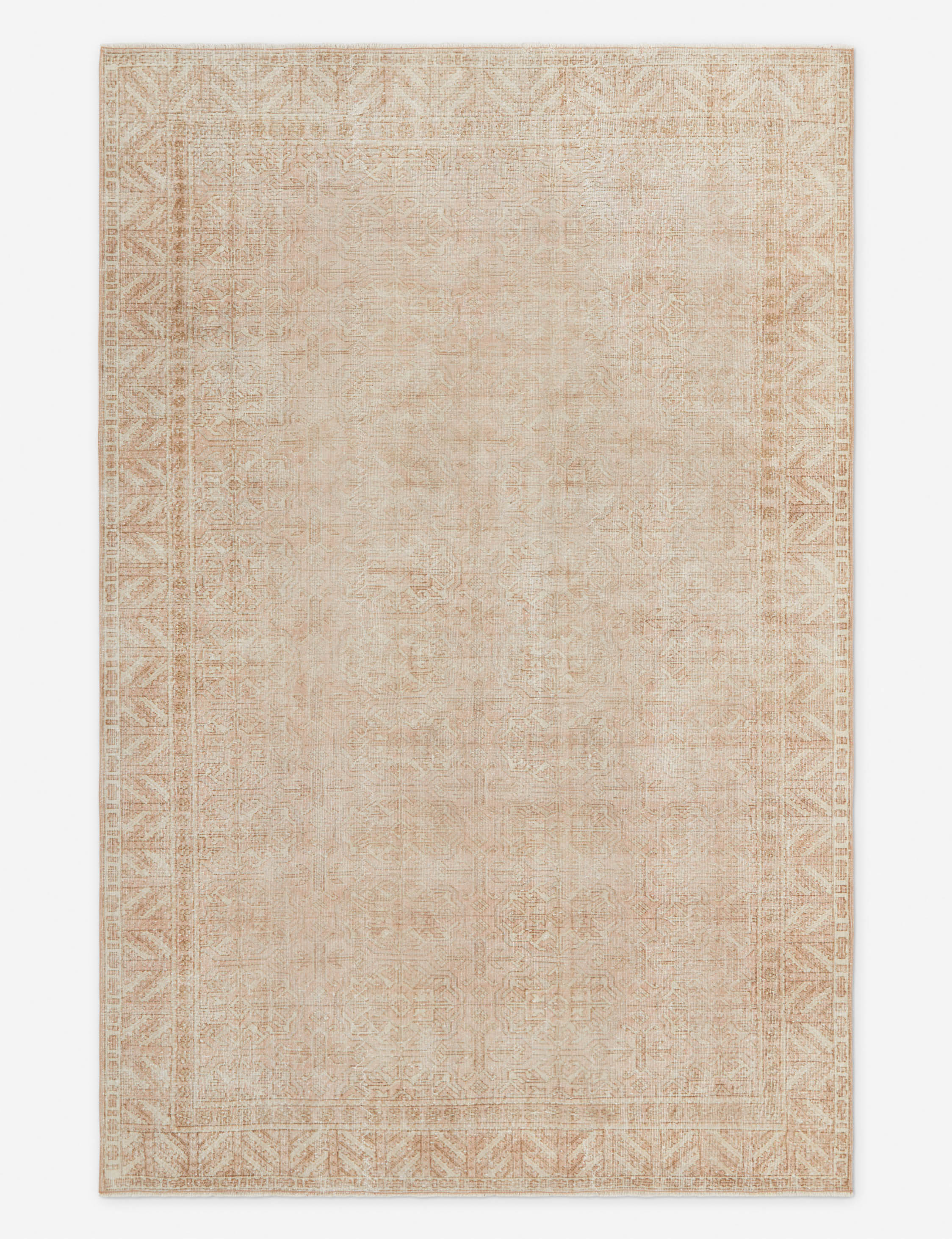 Lulu and Georgia - Vintage Turkish Hand - Knotted Wool Rug No. 301, 6'9" x 10'3"