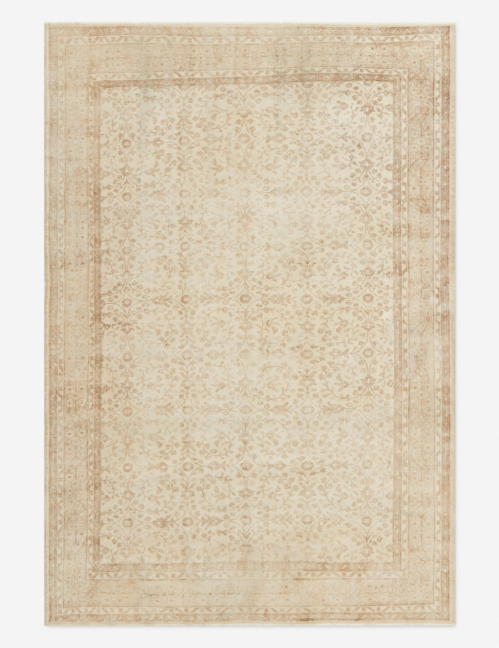 Lulu and Georgia - Vintage Turkish Hand - Knotted Wool Rug No. 311, 6'8" x 9'8"