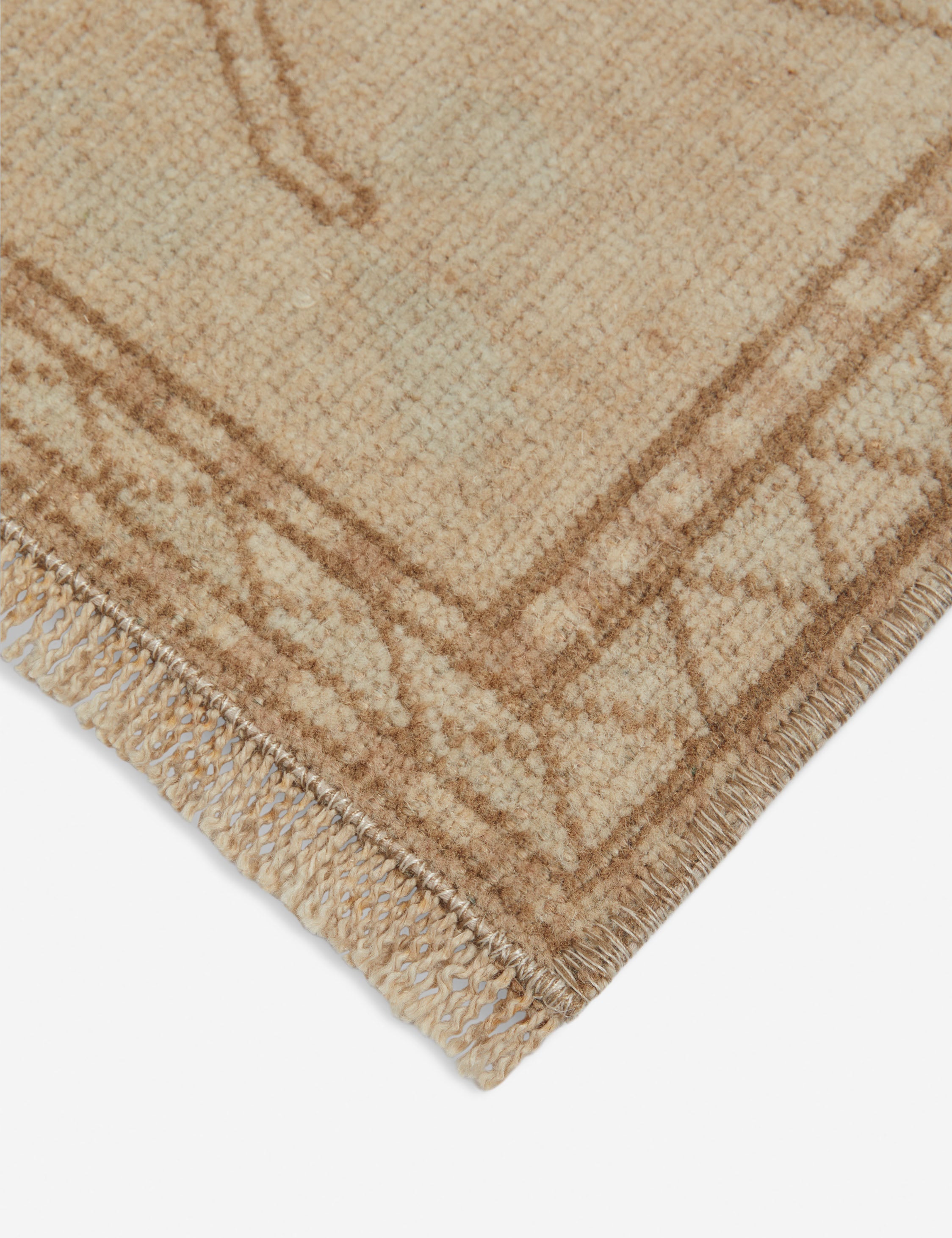 Lulu and Georgia - Vintage Turkish Hand - Knotted Wool Rug No. 320, 5'3" x 8'2"