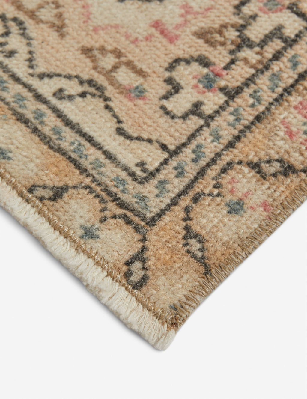 Lulu and Georgia - Vintage Turkish Hand - Knotted Wool Rug No. 322, 6'4" x 10'4"