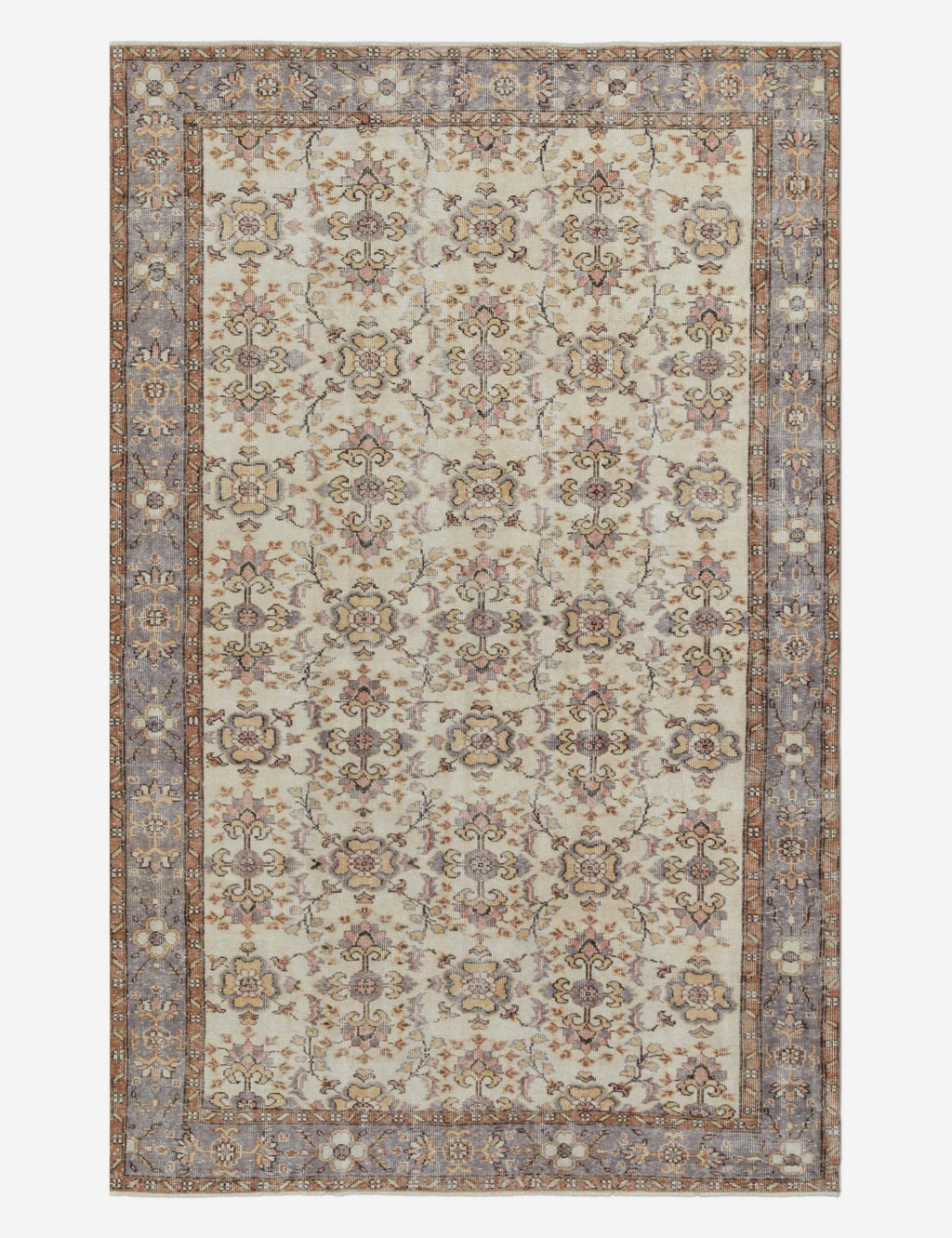 Lulu and Georgia - Vintage Turkish Rug No. 146, 6'3" x 10'