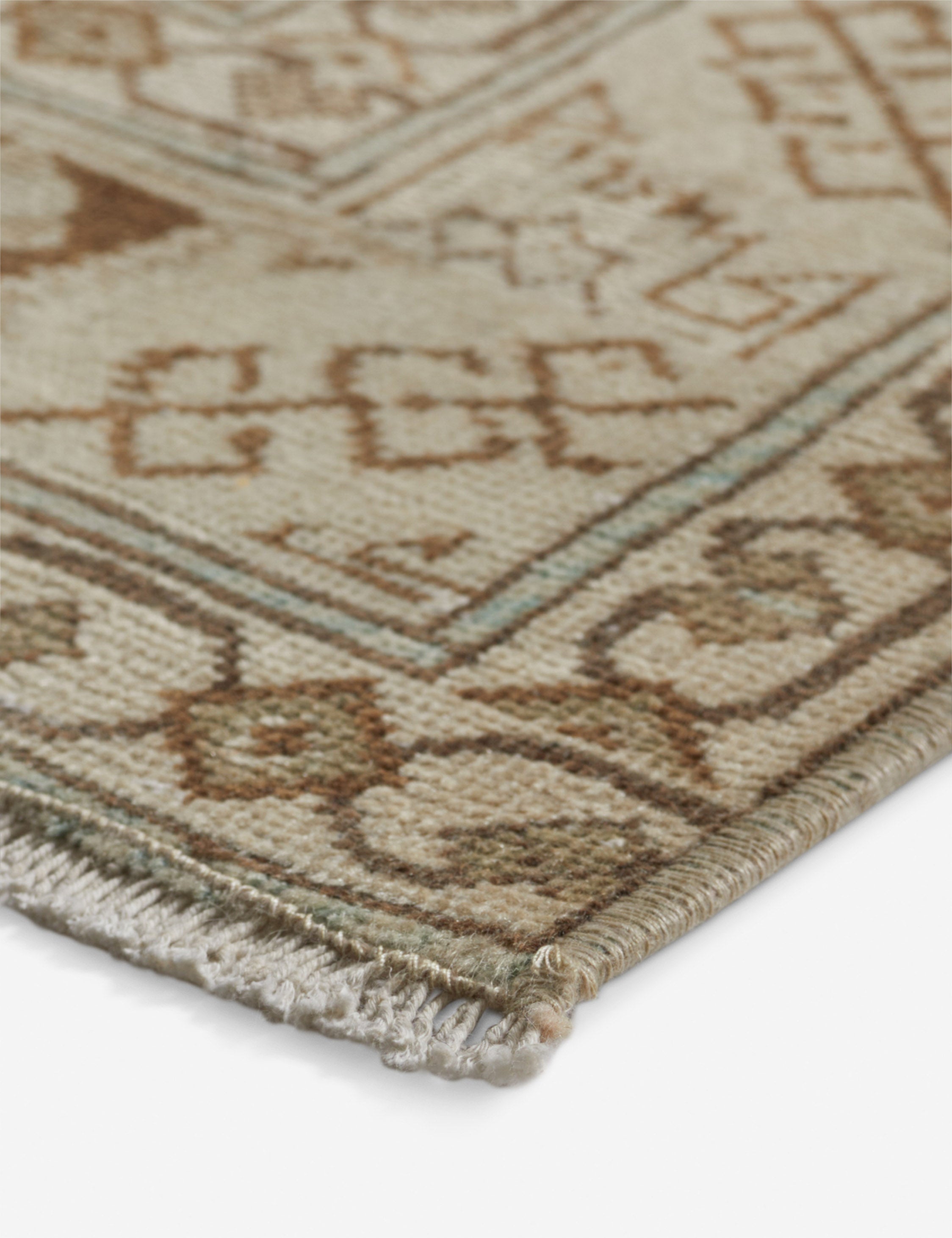 Lulu and Georgia - Vintage Turkish Hand - Knotted Wool Rug No. 171, 4'9" x 6'8"