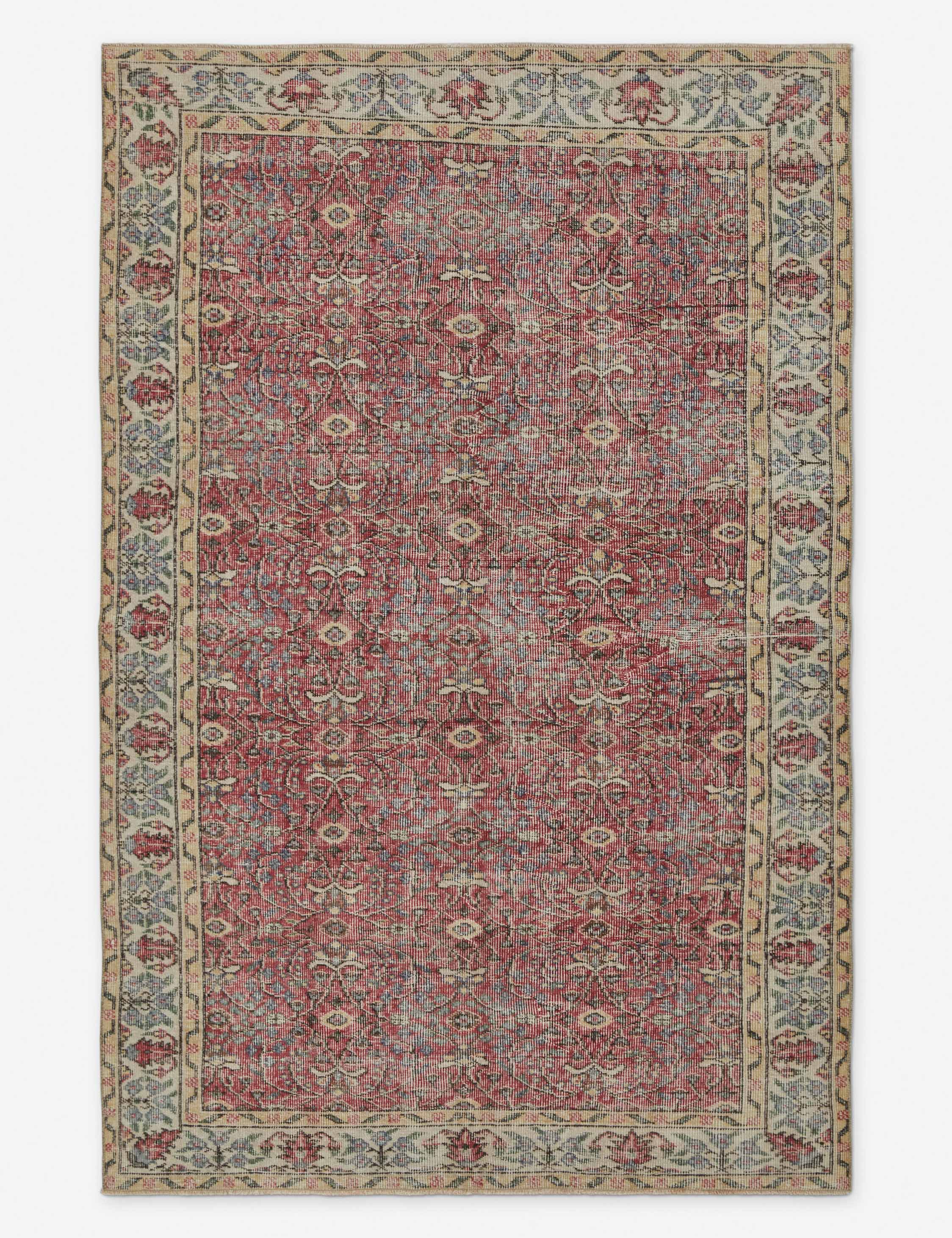 Lulu and Georgia - Vintage Turkish Rug No. 181, 5'2" x 8'4"