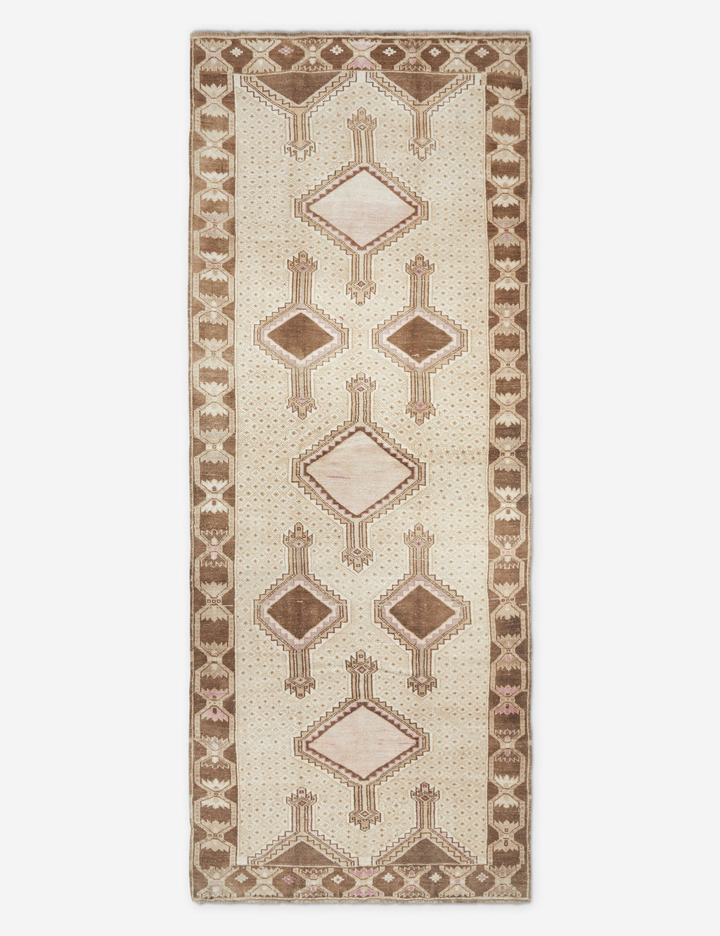 Lulu and Georgia - Vintage Turkish Hand - Knotted Wool Rug No. 238, 4'8" x 12'1"