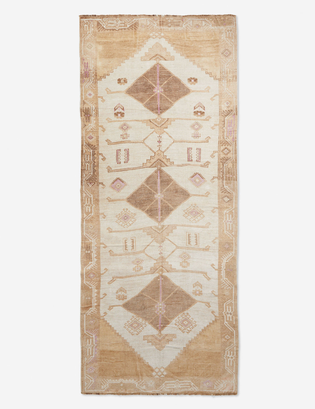 Lulu and Georgia - Vintage Turkish Hand - Knotted Wool Rug No. 242, 5'7" x 12'6"