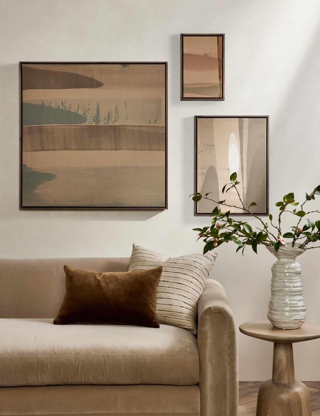 Lulu and Georgia - Organic Silkscreen No. 3 Wall Art by Visual Contrast