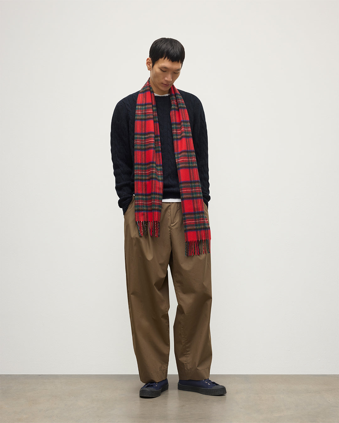 Johnstons of Elgin - Royal Stewart Tartan Cashmere Scarf