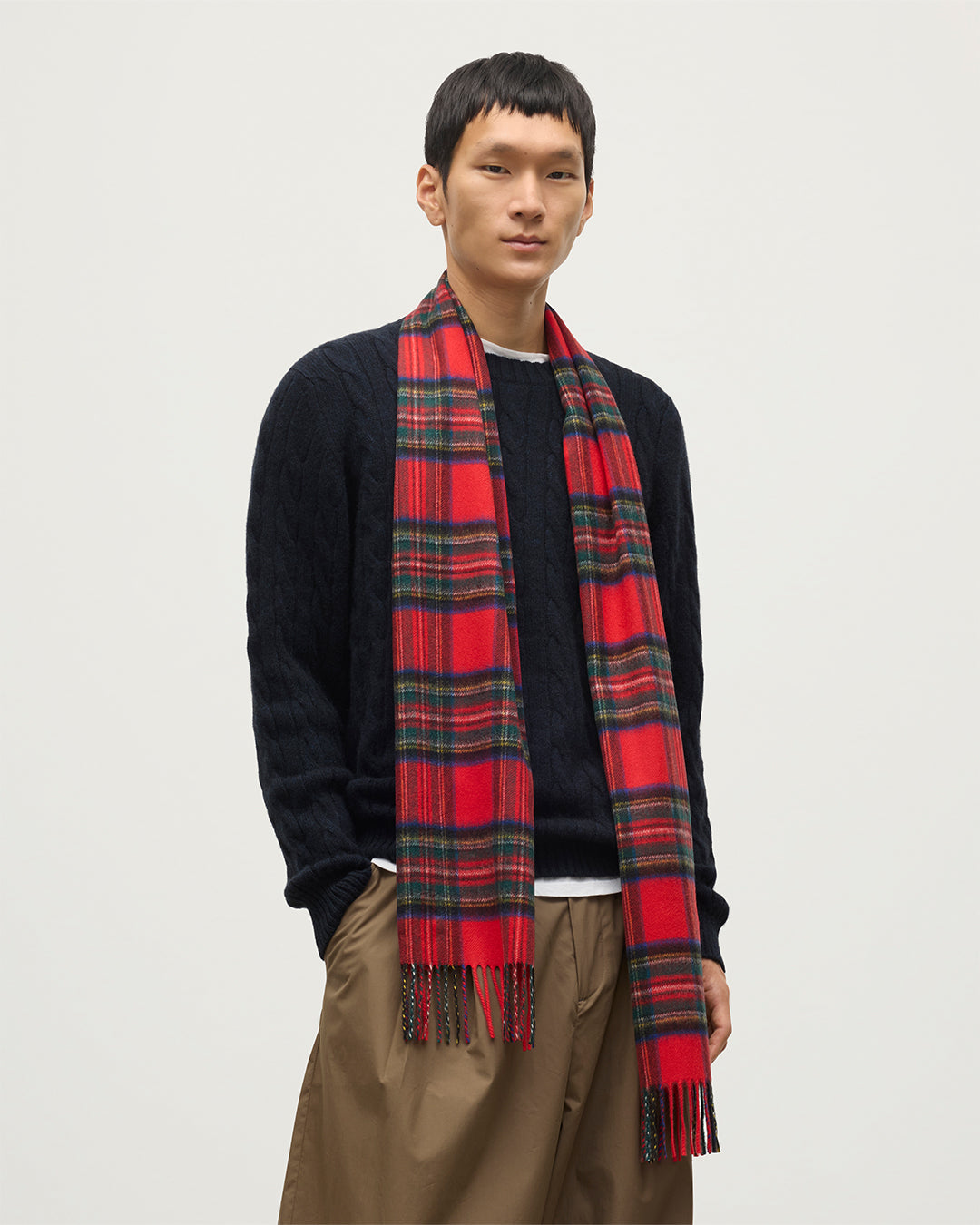 Johnstons of Elgin - Royal Stewart Tartan Cashmere Scarf