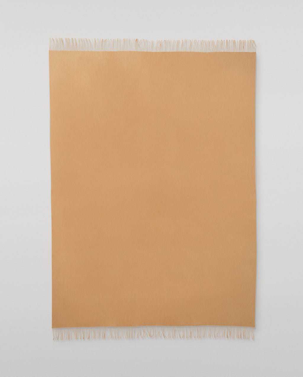 Johnstons of Elgin - Plain Camel Cashmere Throw