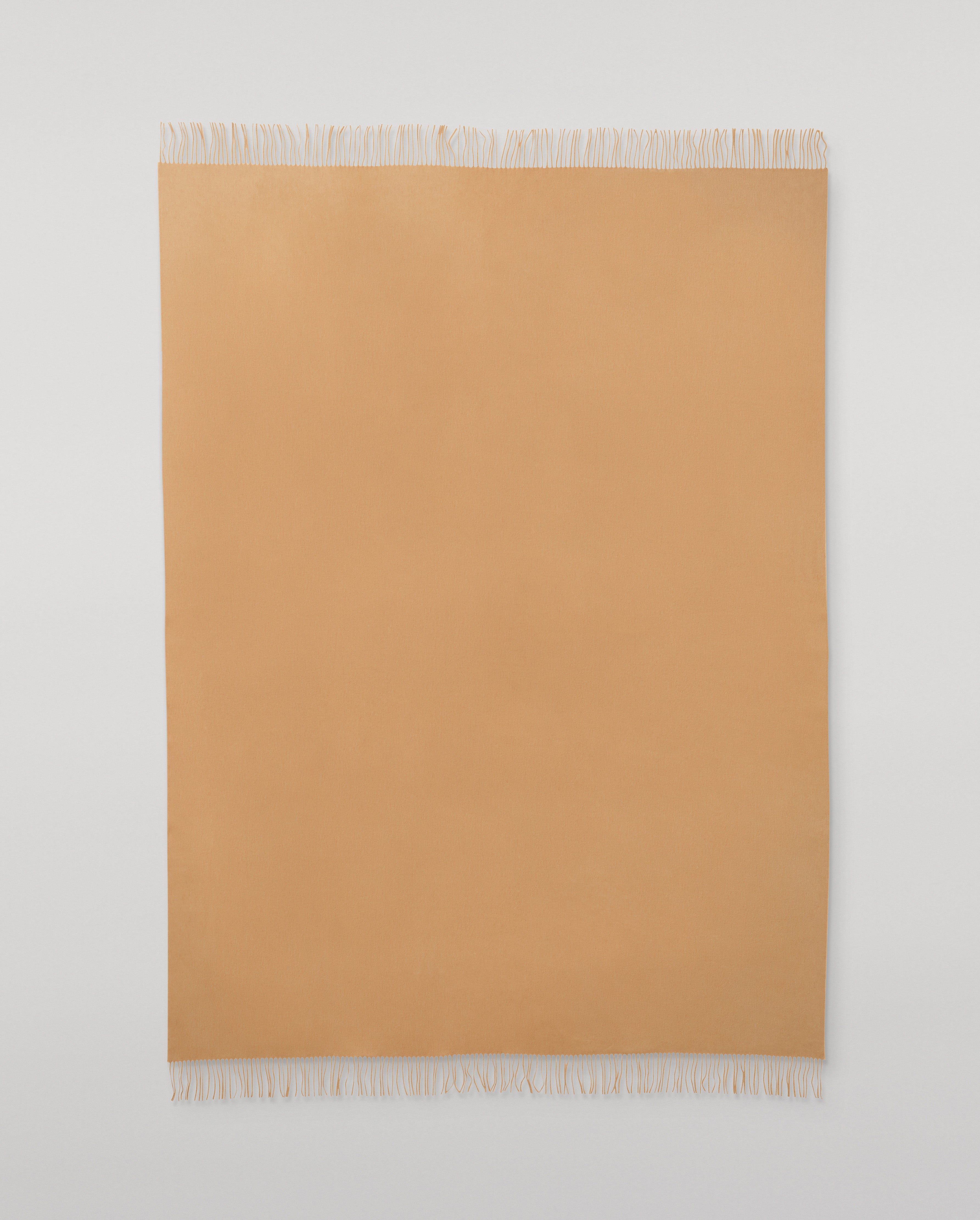 Johnstons of Elgin - Plain Camel Cashmere Throw