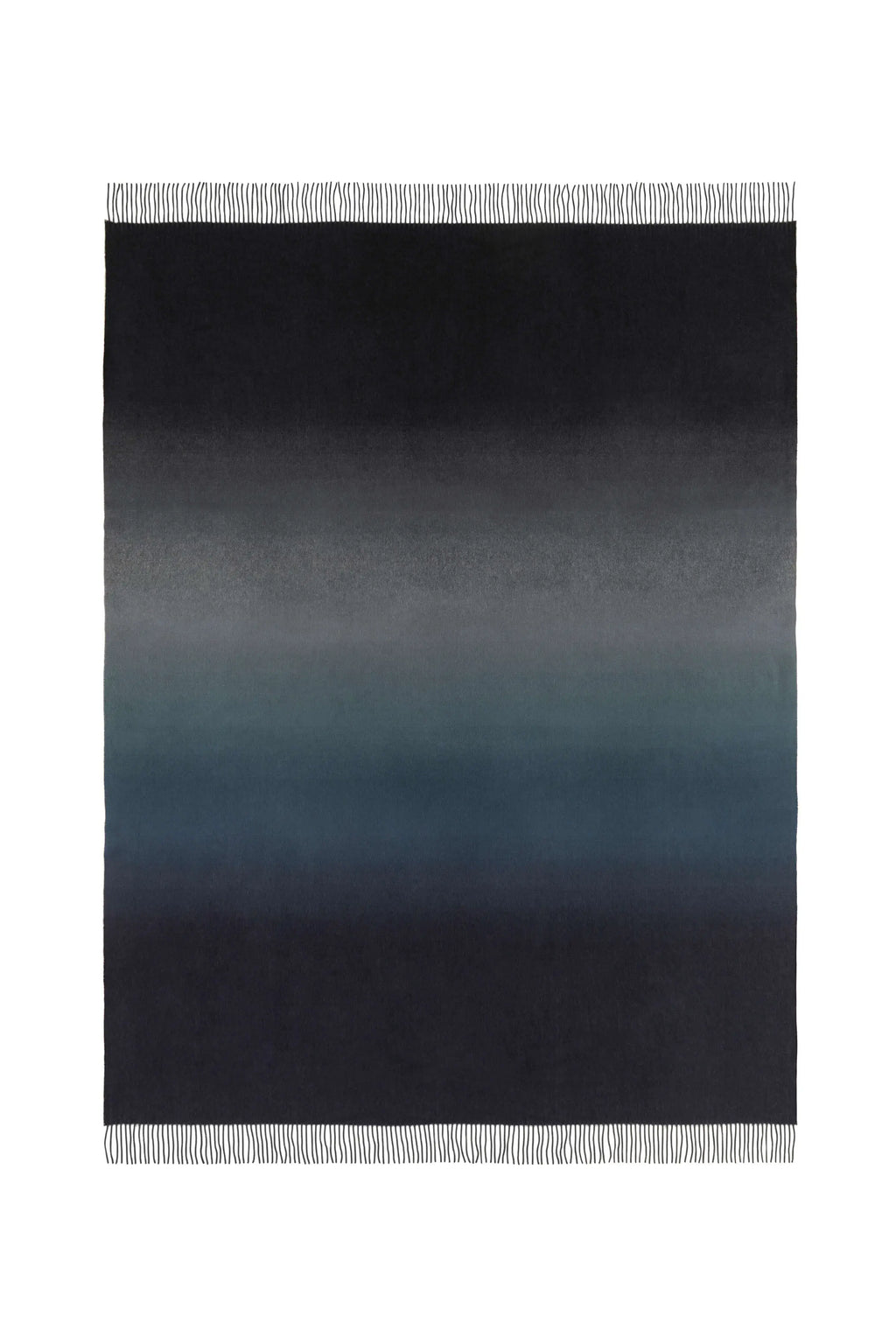 Johnstons of Elgin - Ombré Black Cashmere Throw
