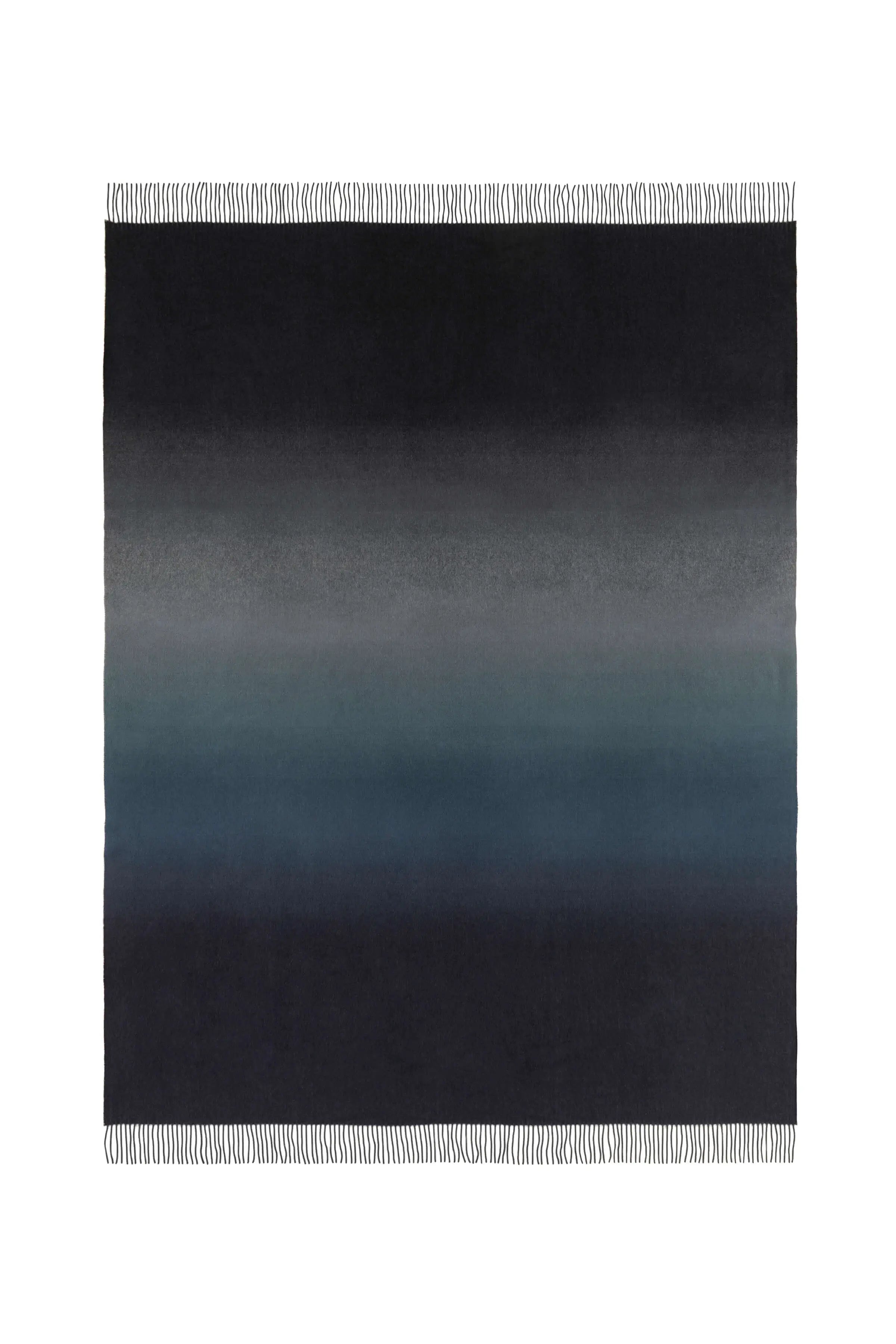 Johnstons of Elgin - Ombré Black Cashmere Throw
