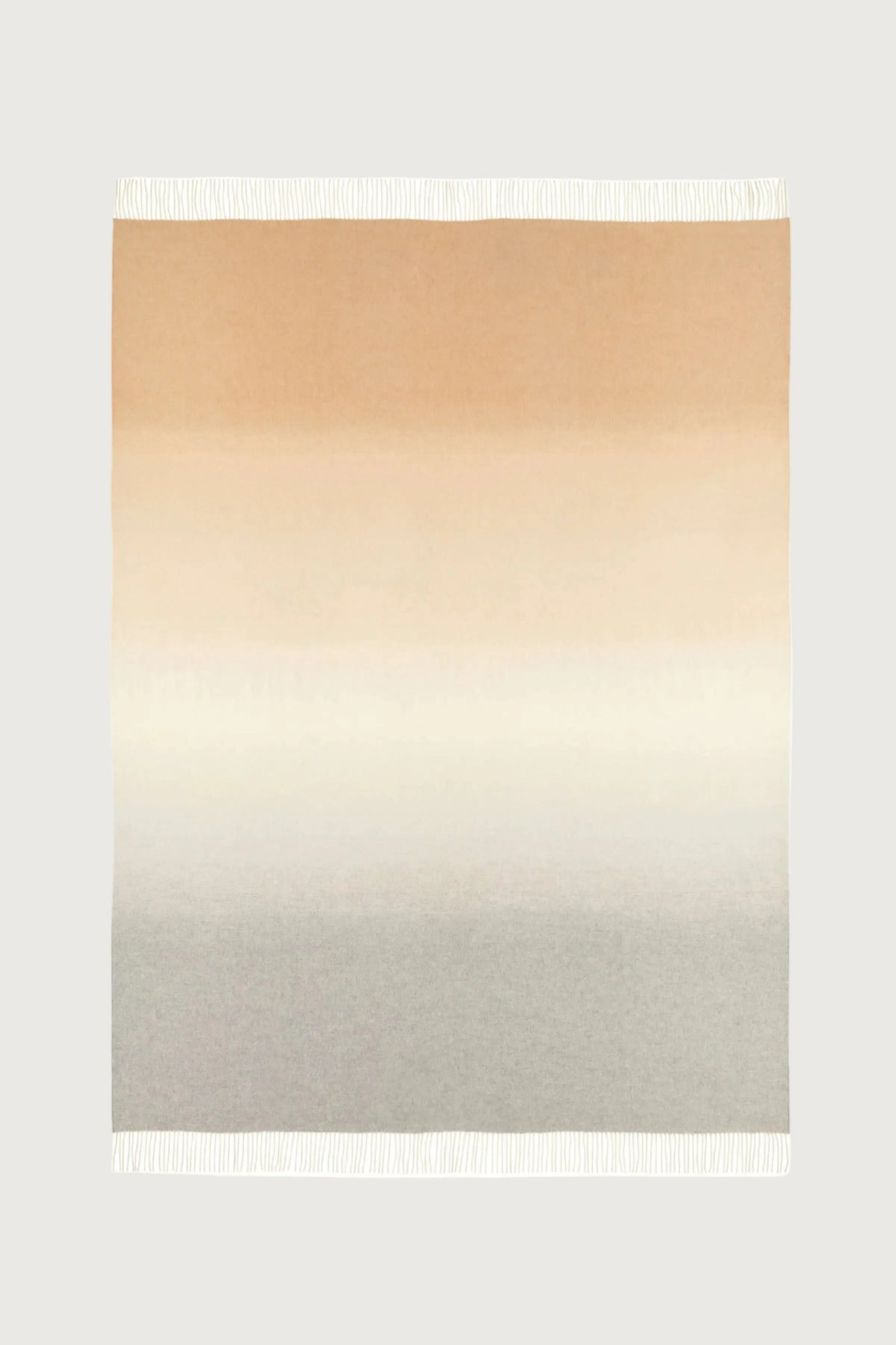 Johnstons of Elgin - Ombré Camel Cashmere Throw