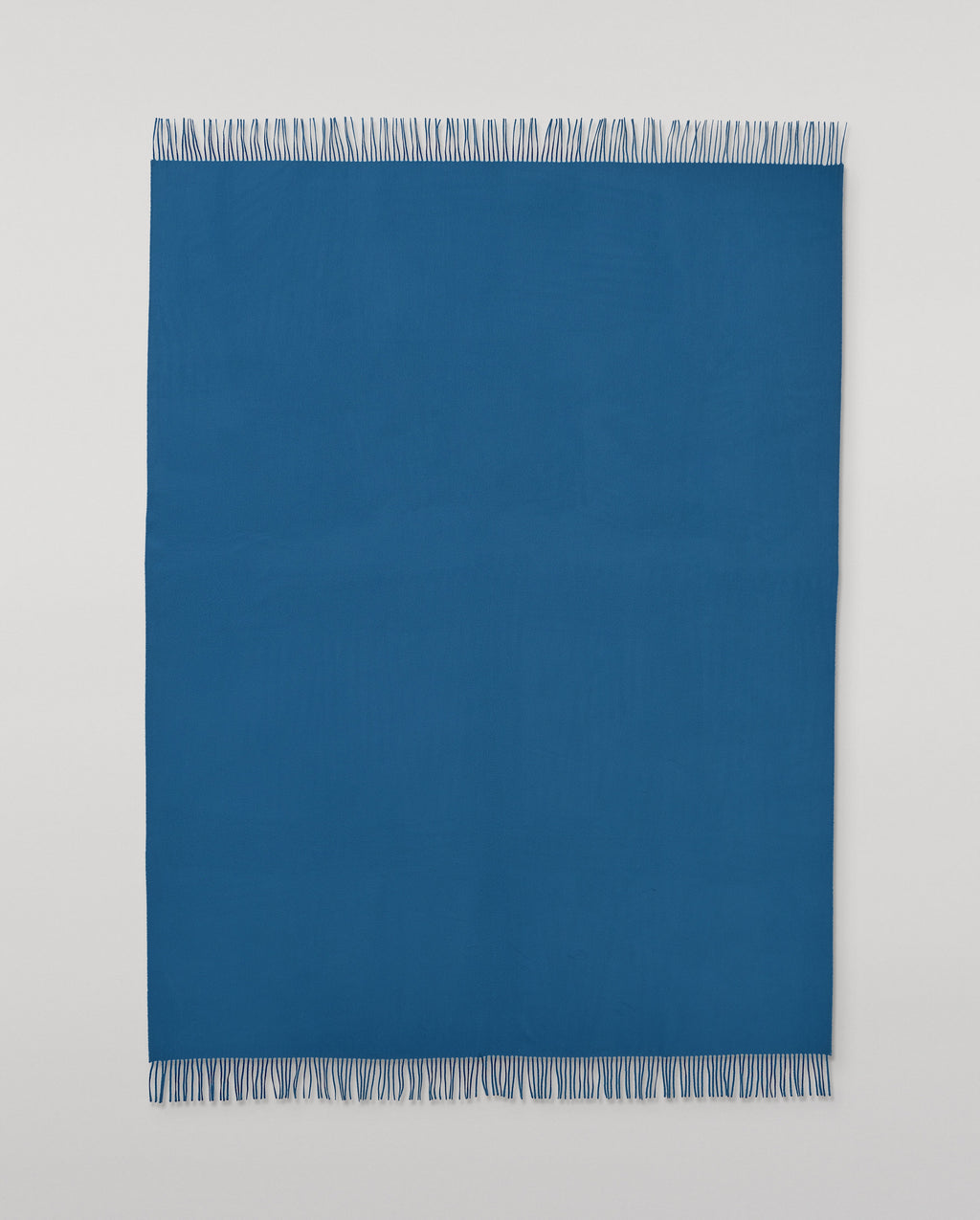 Johnstons of Elgin - Plain Blue Cashmere Throw