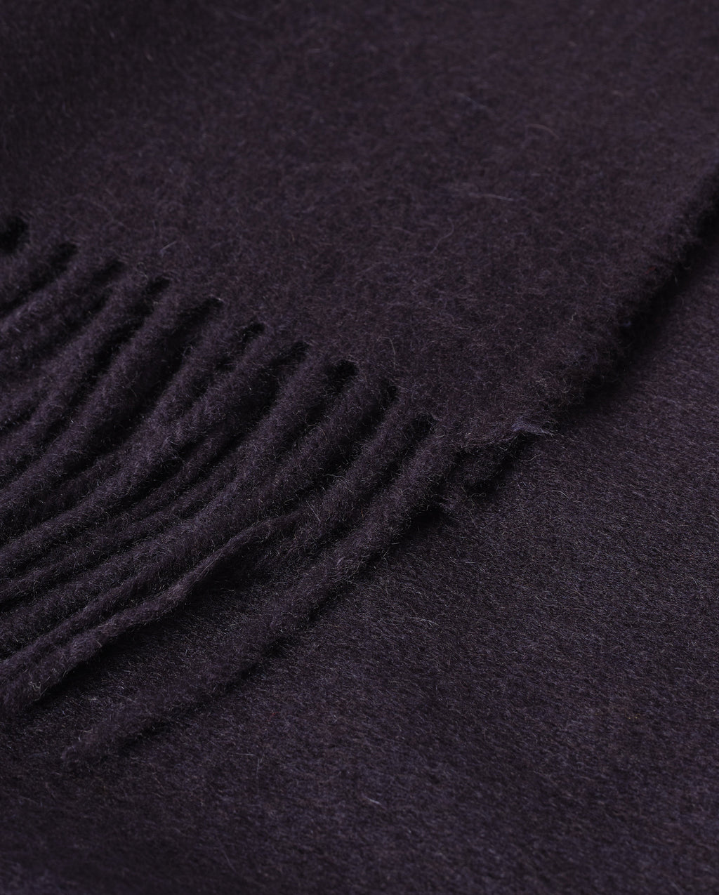 Johnstons of Elgin - Plain Dark Navy Cashmere Throw