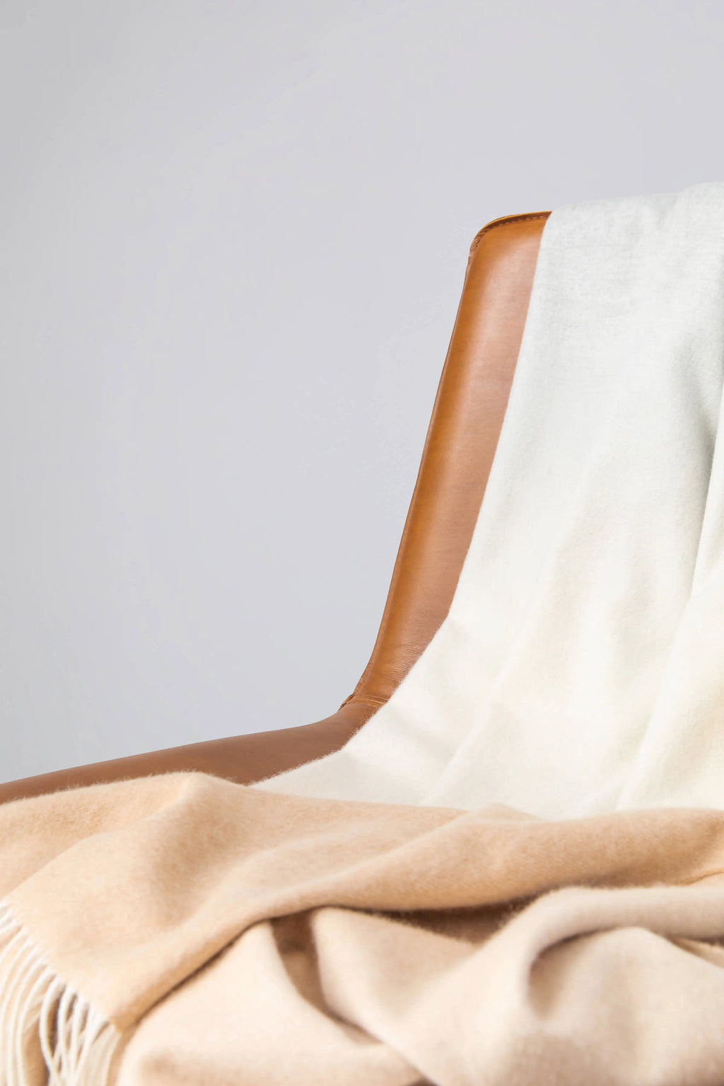 Johnstons of Elgin - Ombré Camel Cashmere Throw