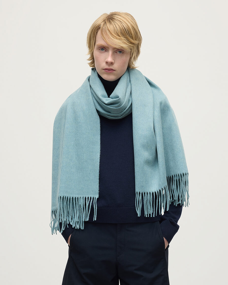Johnstons of Elgin - Green Cashmere Stole