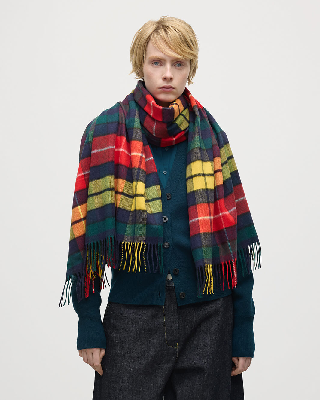 Johnstons of Elgin - Buchanan Tartan Cashmere Stole