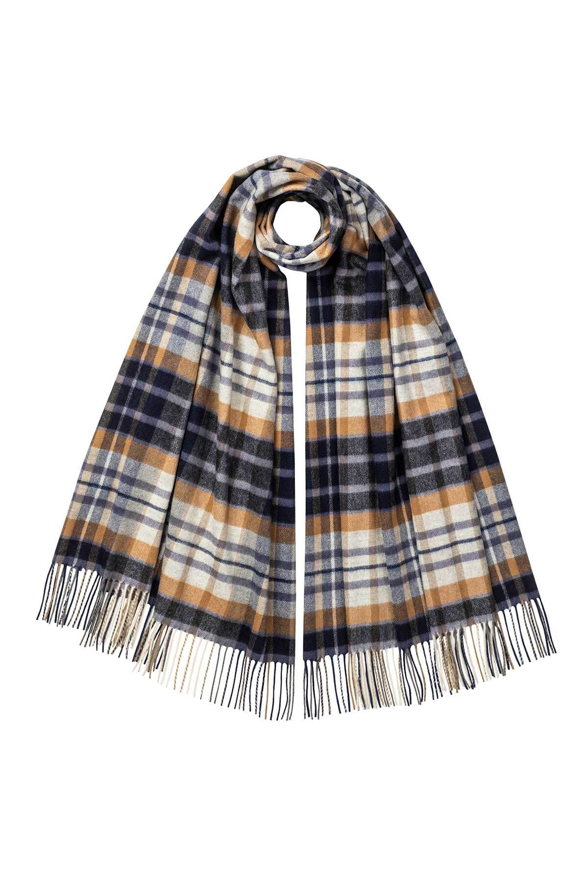 Johnstons of Elgin - House Check Cashmere Stole