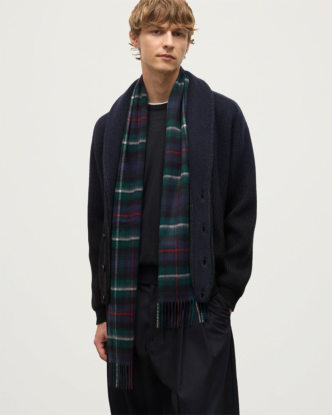 Johnstons of Elgin - Mackenzie Tartan Cashmere Scarf