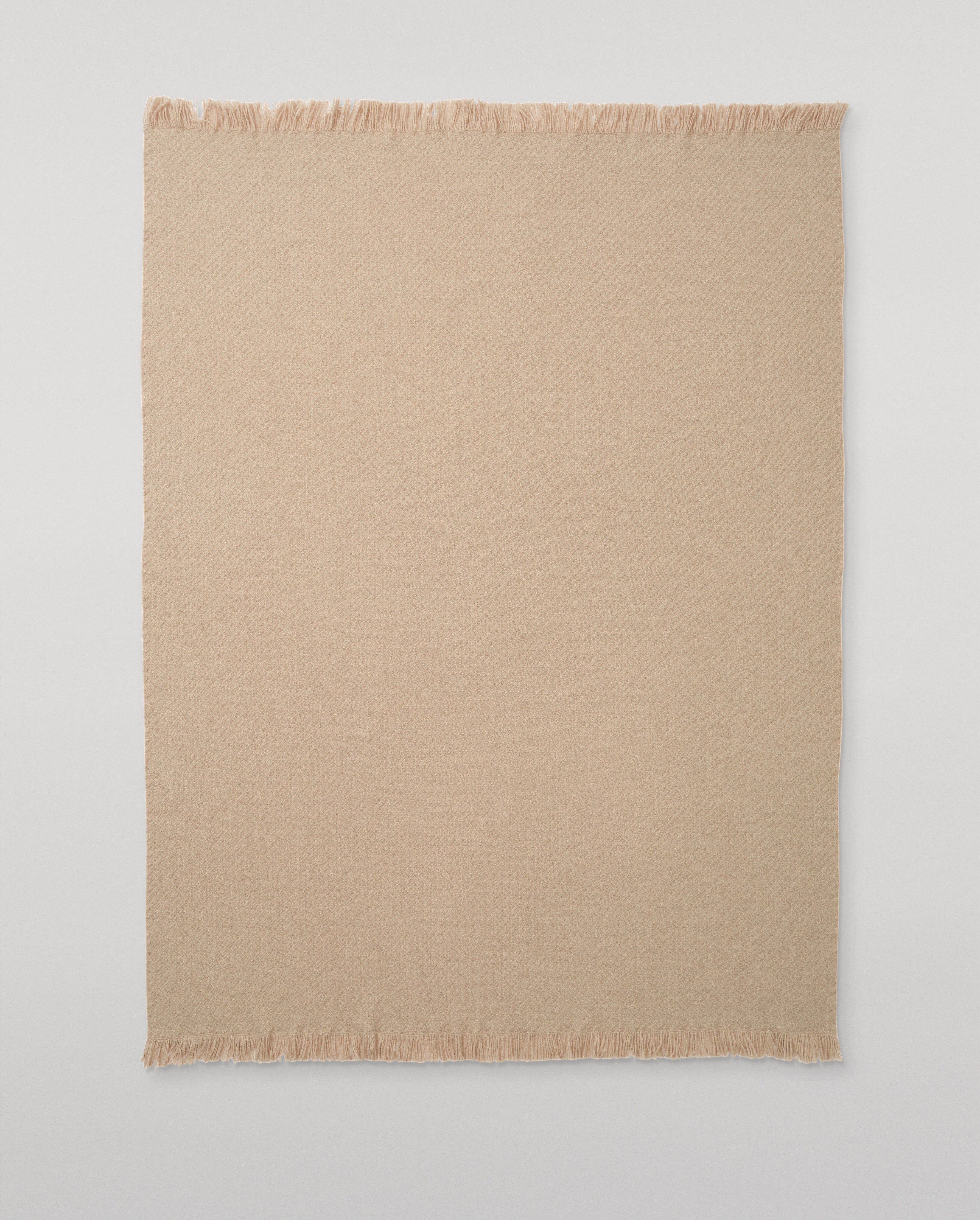Johnstons of Elgin - Yarrow Natural Cashmere Throw