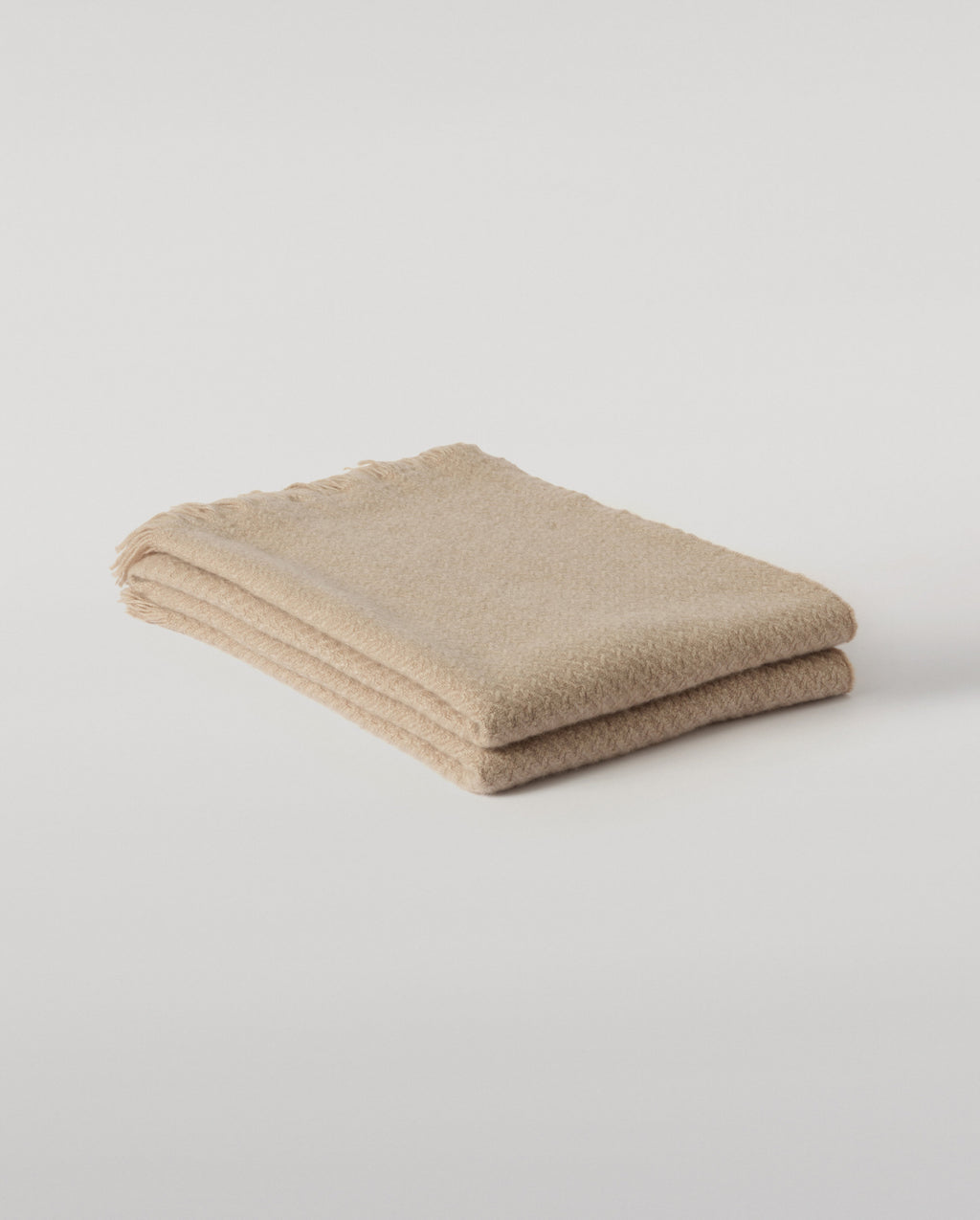 Johnstons of Elgin - Yarrow Natural Cashmere Throw