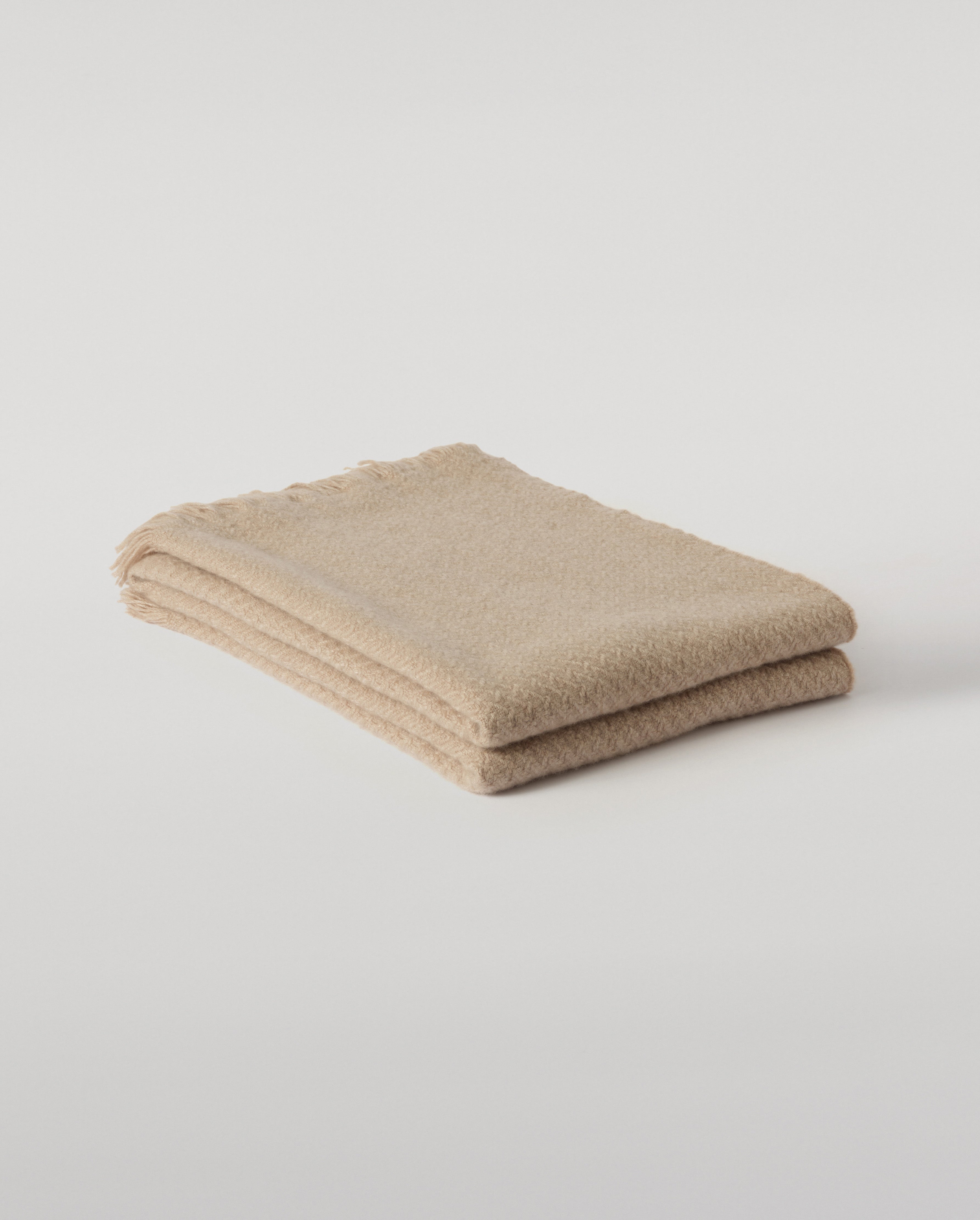 Johnstons of Elgin - Yarrow Natural Cashmere Throw