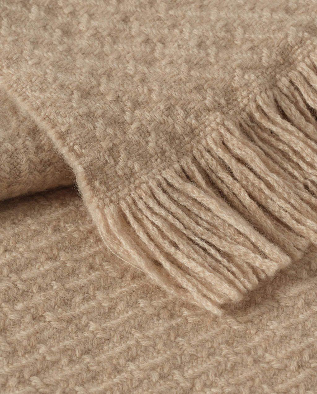 Johnstons of Elgin - Yarrow Natural Cashmere Throw